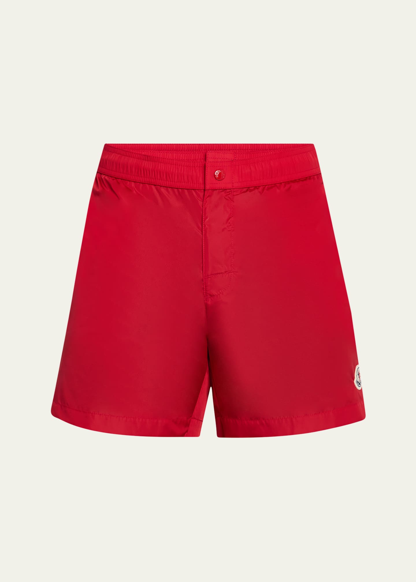 Red moncler swim shorts outlet