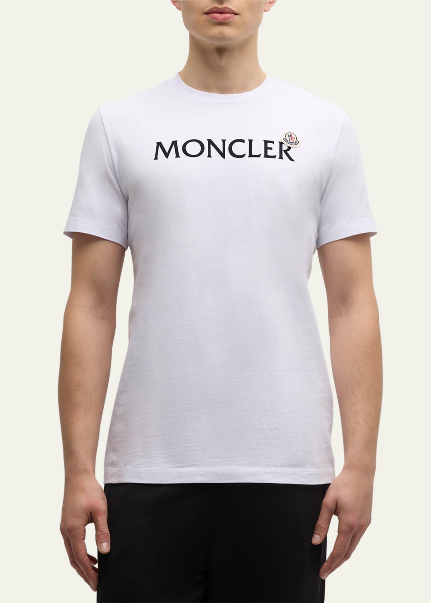 Tシャツ ロゴ MONCLER White atelier kids - T-Shirt Logo Large トップス