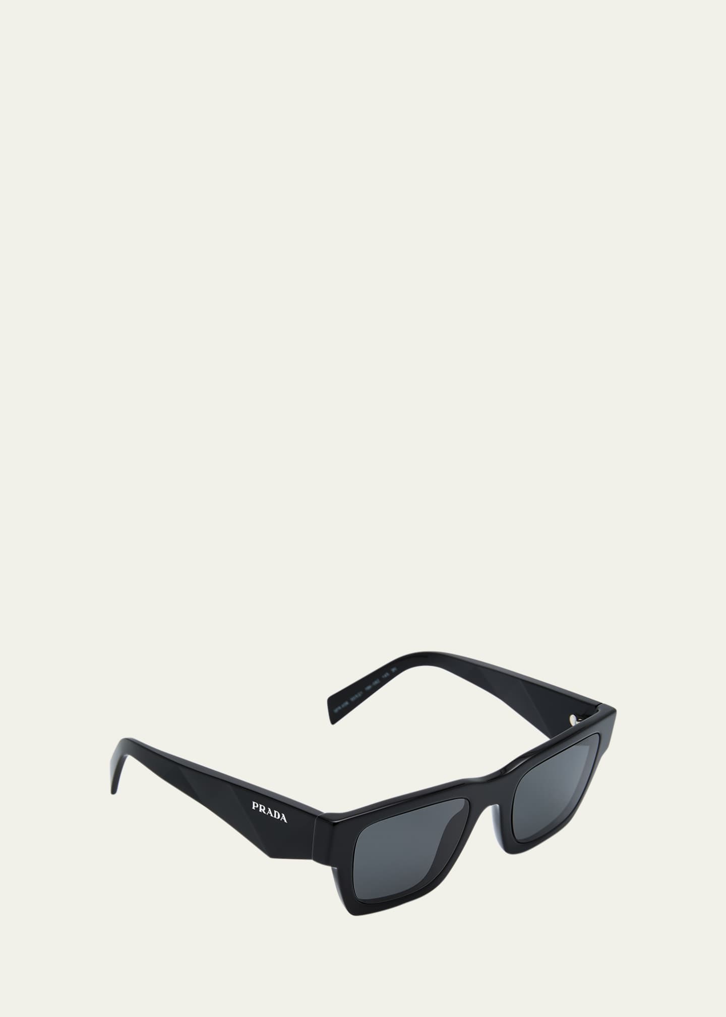 Prada Men's Acetate Square Sunglasses Image 2 of 2