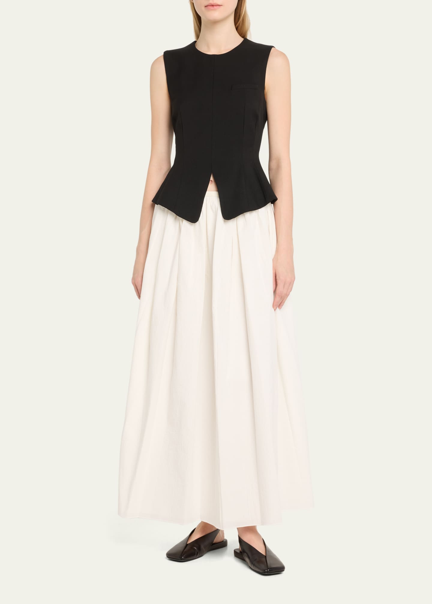 ASHLYN Fallon Pintuck Maxi Skirt Image 2 of 5