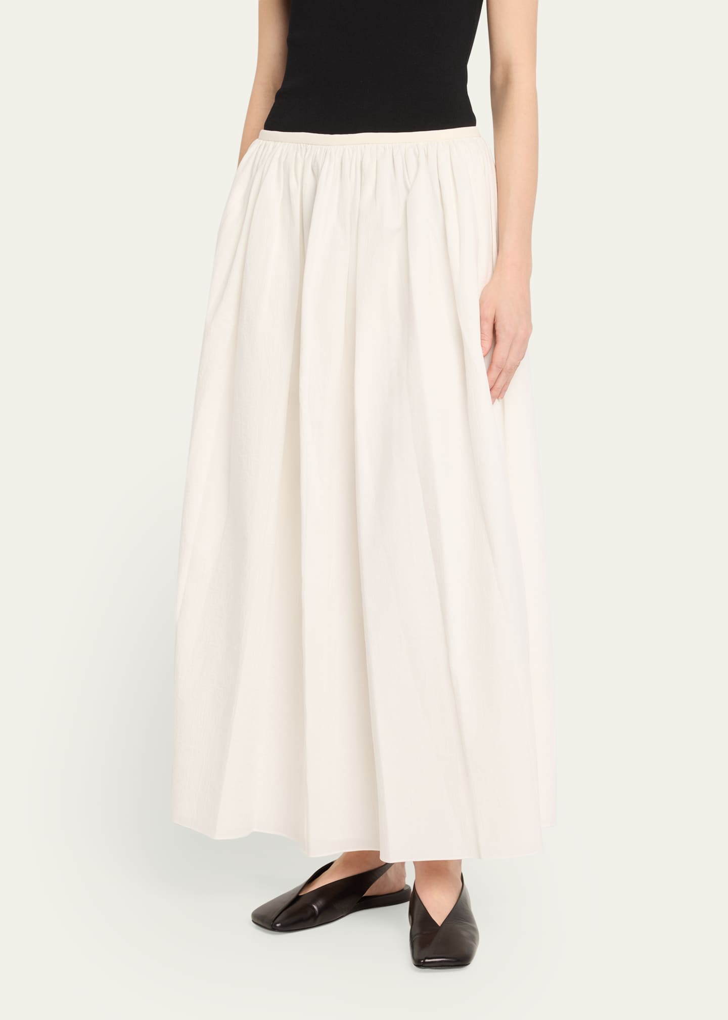 ASHLYN Fallon Pintuck Maxi Skirt Image 4 of 5