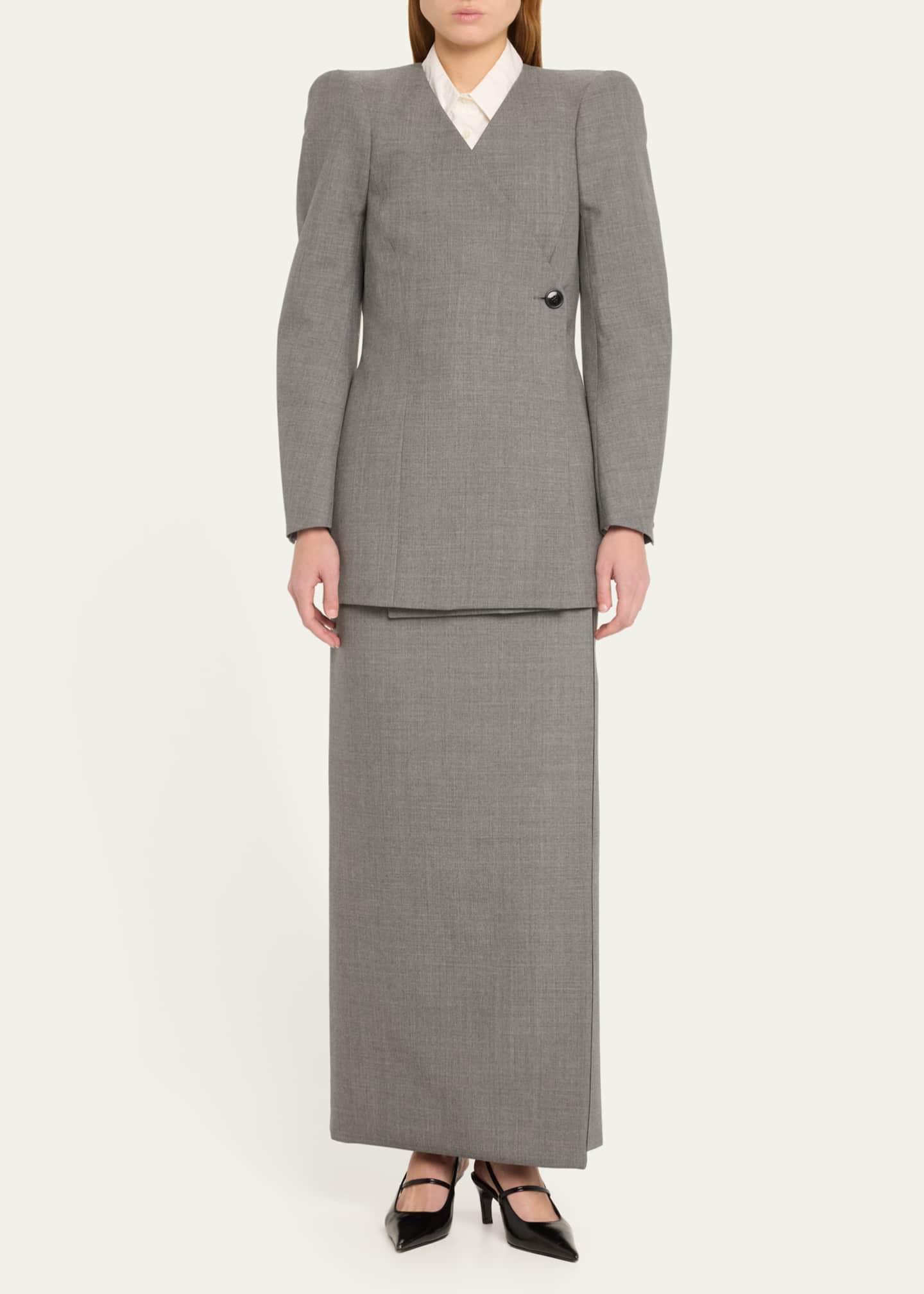 Maxi skirt suit sales