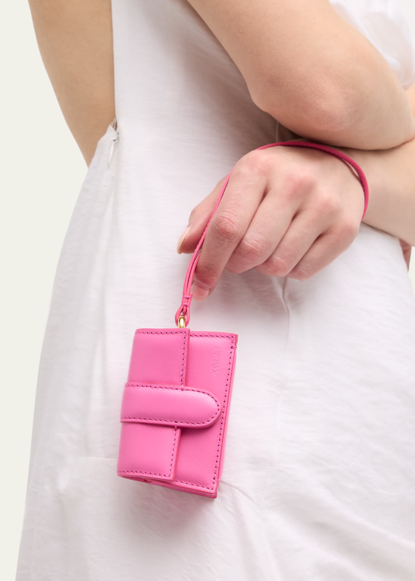 Jacquemus Le Porte Bambino Leather Wristlet Image 2 of 5