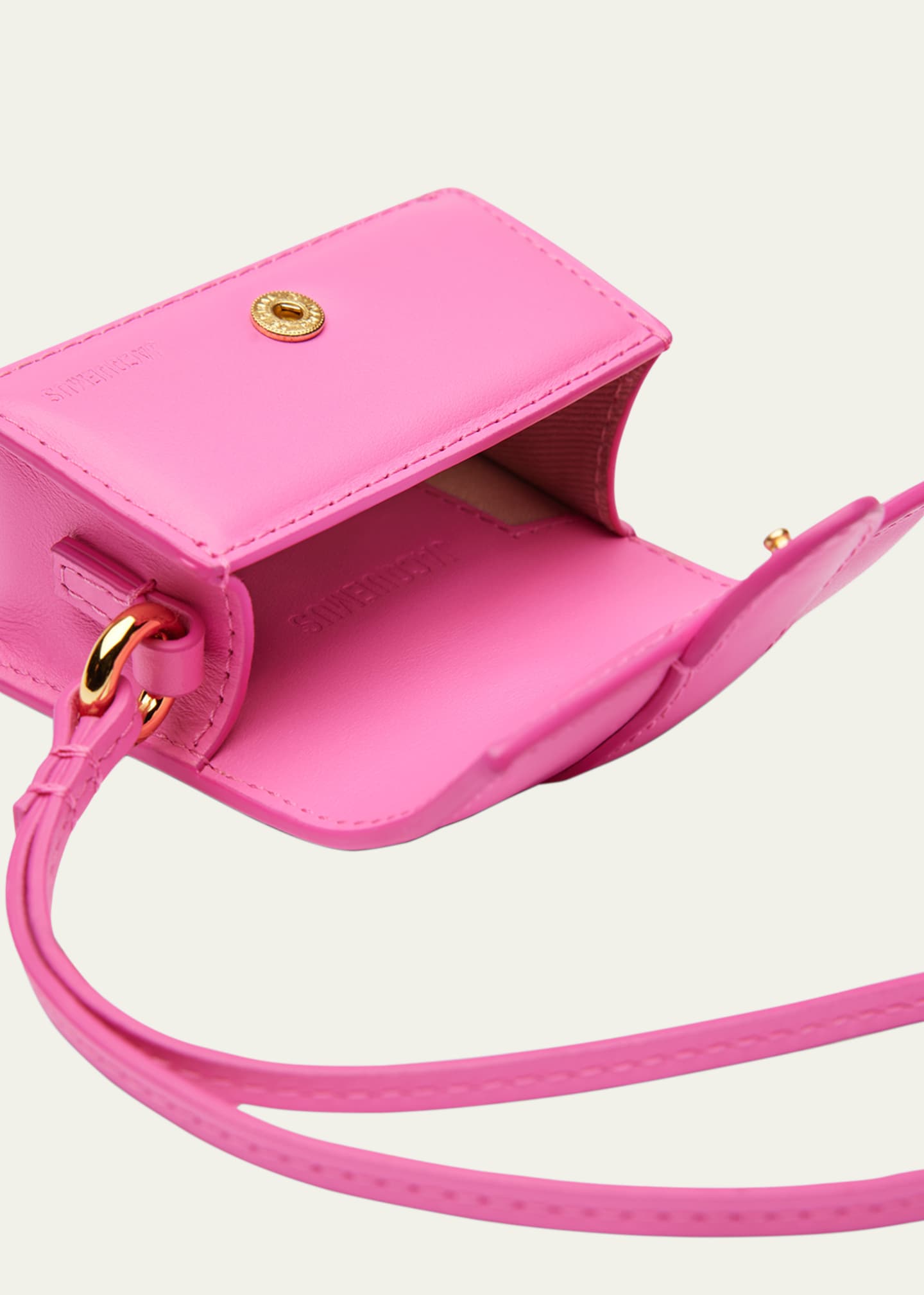 Jacquemus Le Porte Bambino Leather Wristlet Image 4 of 5