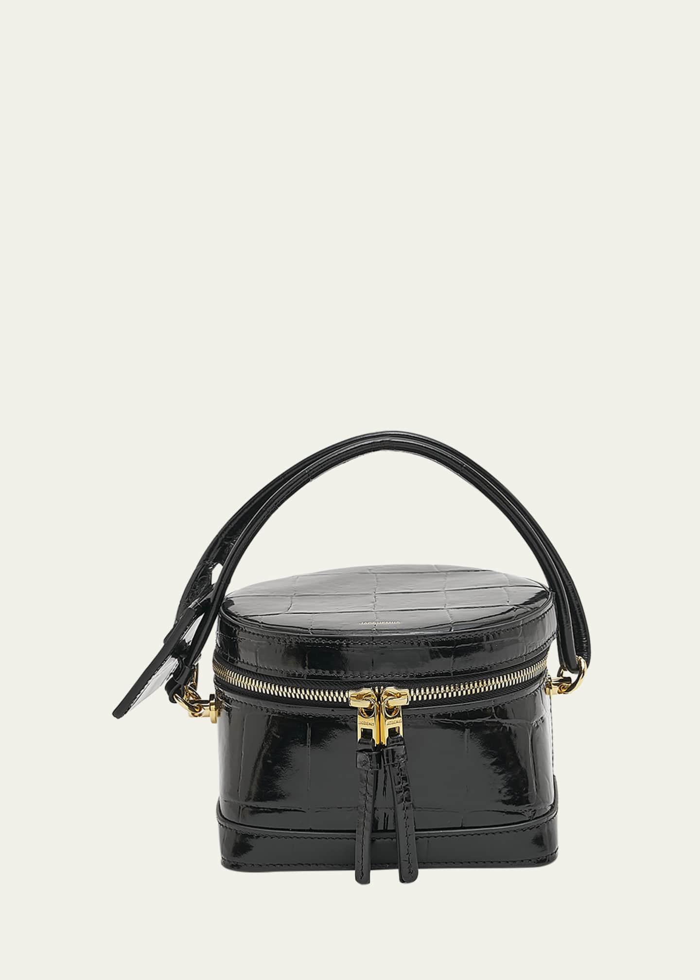 Jacquemus Le Vanito Croc-Embossed Shoulder Bag Image 1 of 5