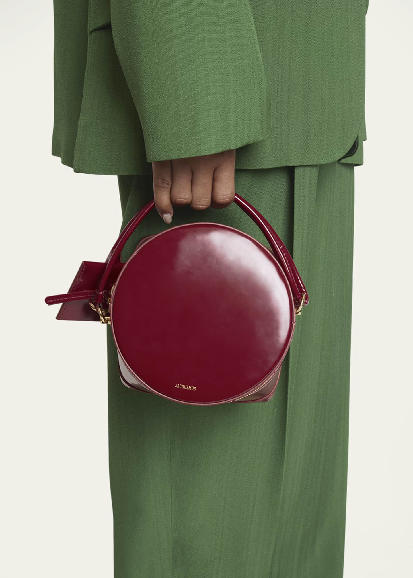 Le Vanito Patent Top-Handle Bag