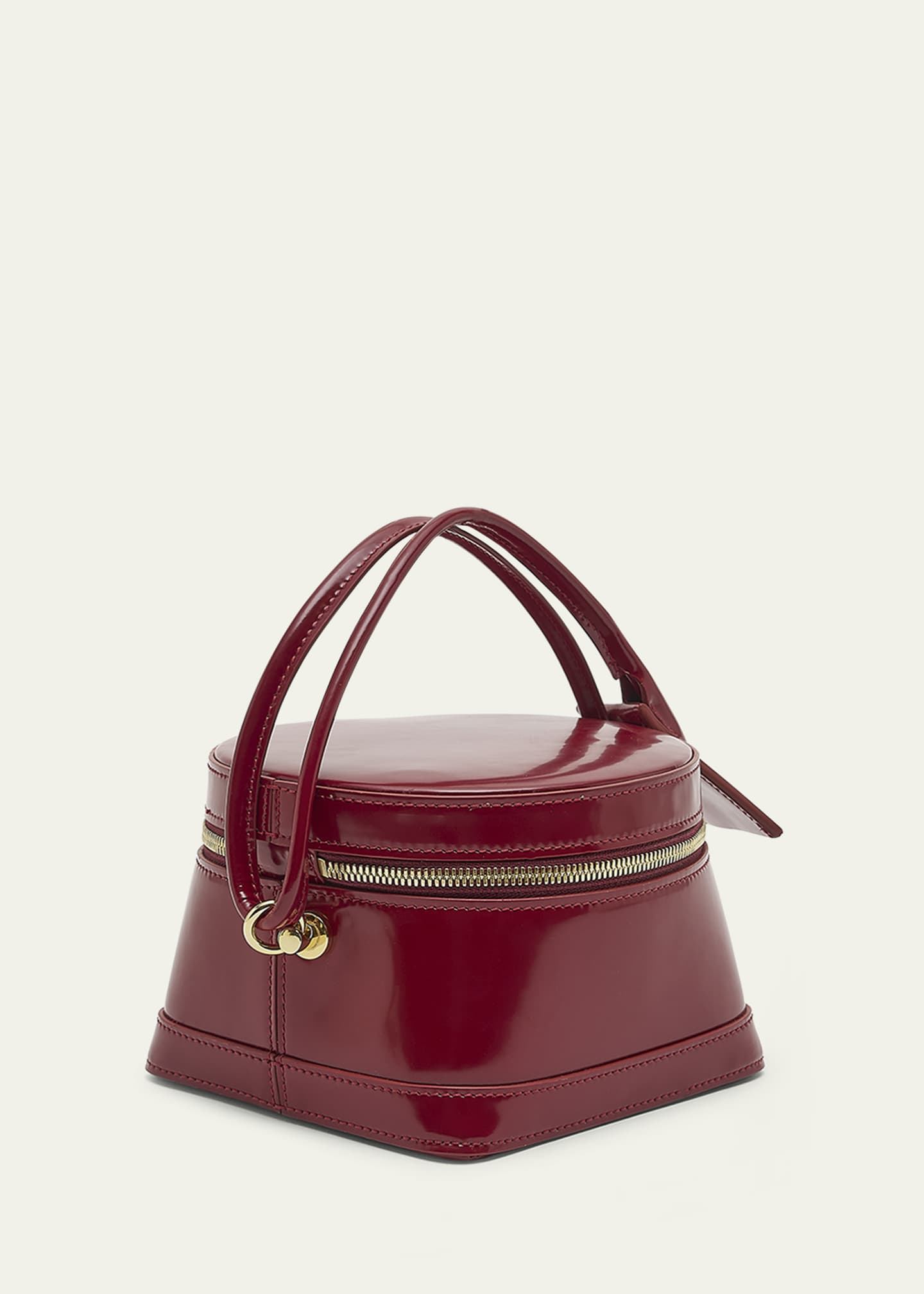 Le Vanito Patent Top-Handle Bag