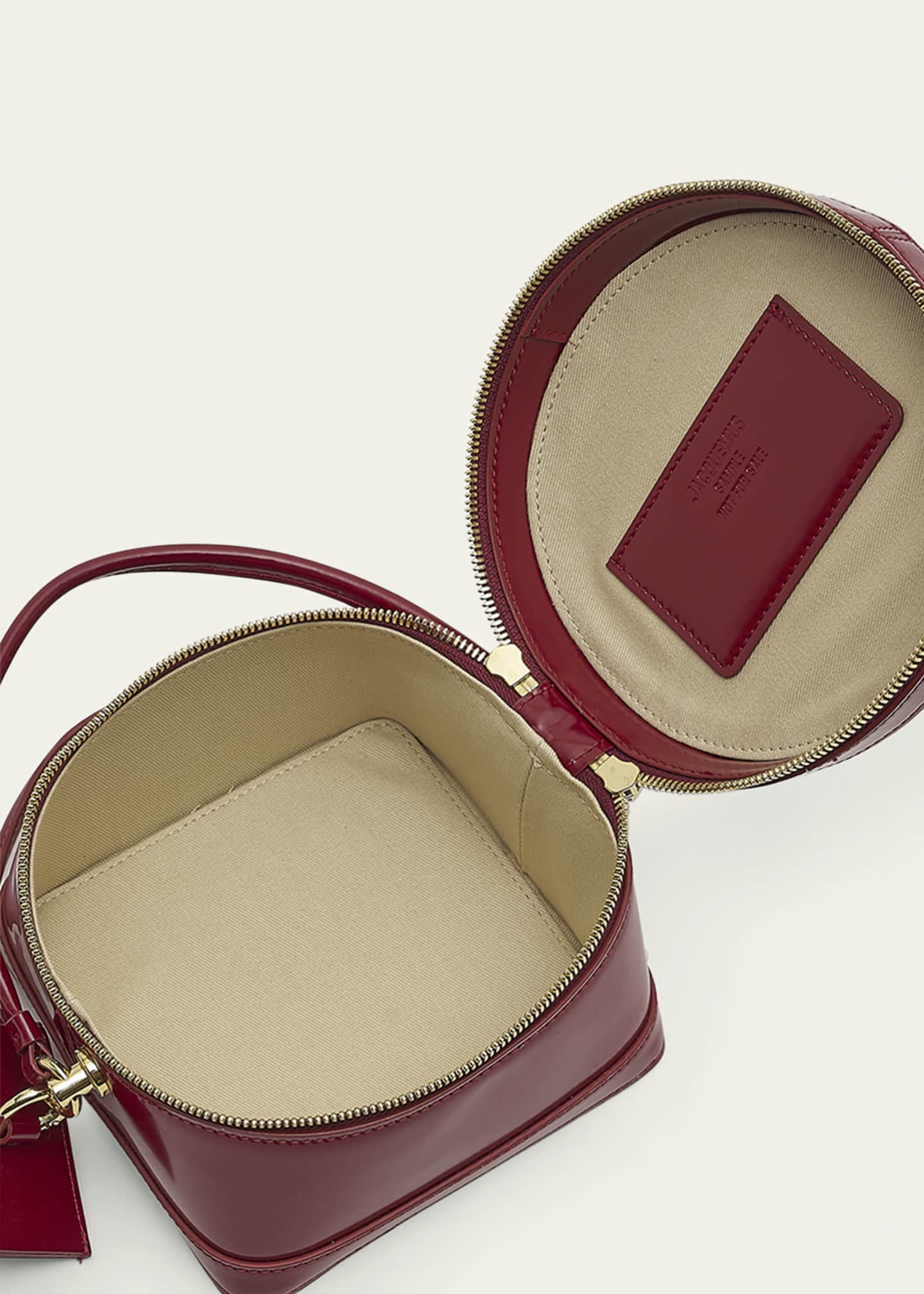Le Vanito Patent Top-Handle Bag