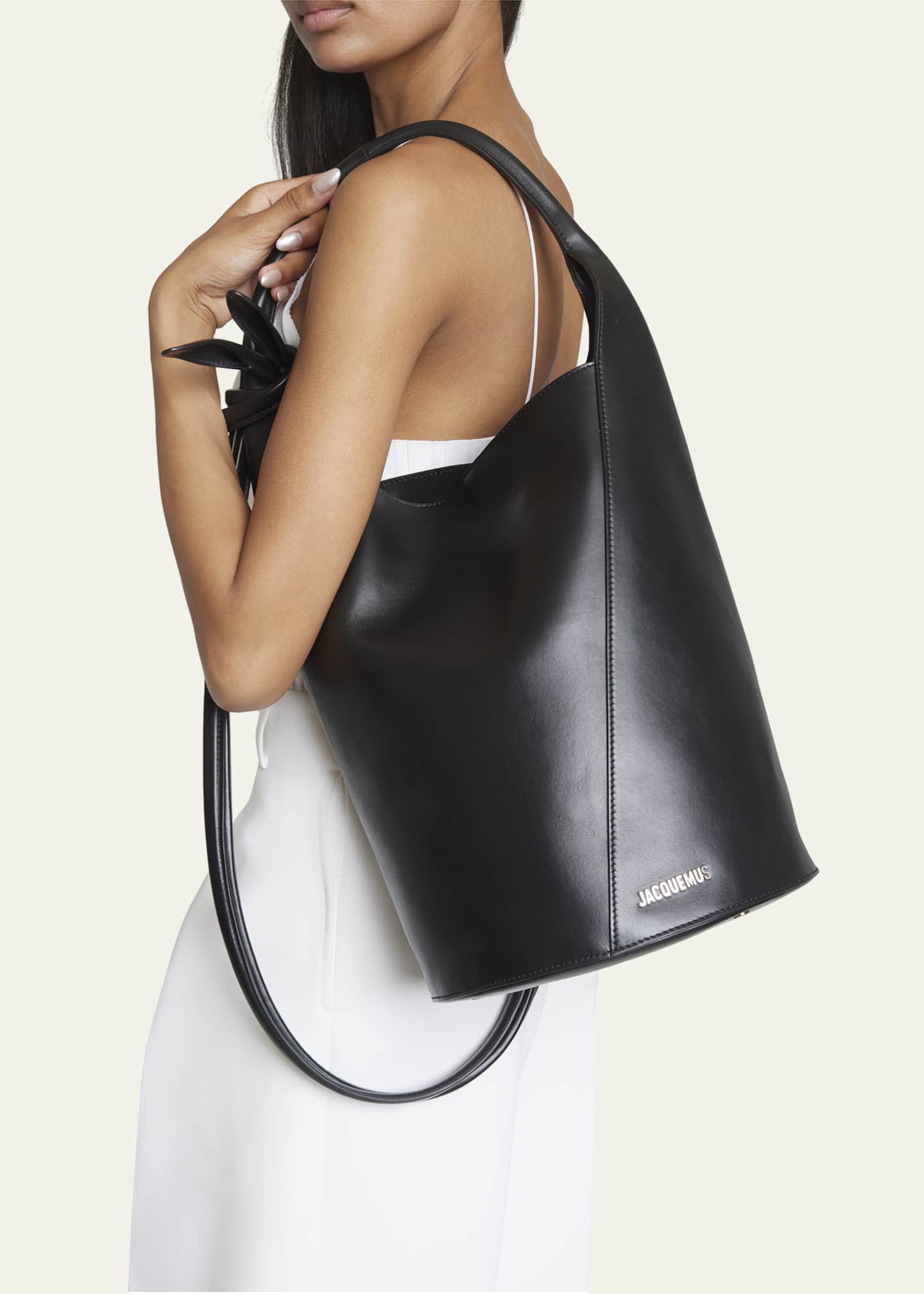 Jacquemus Le Tourni Leather Bucket Bag Bergdorf Goodman