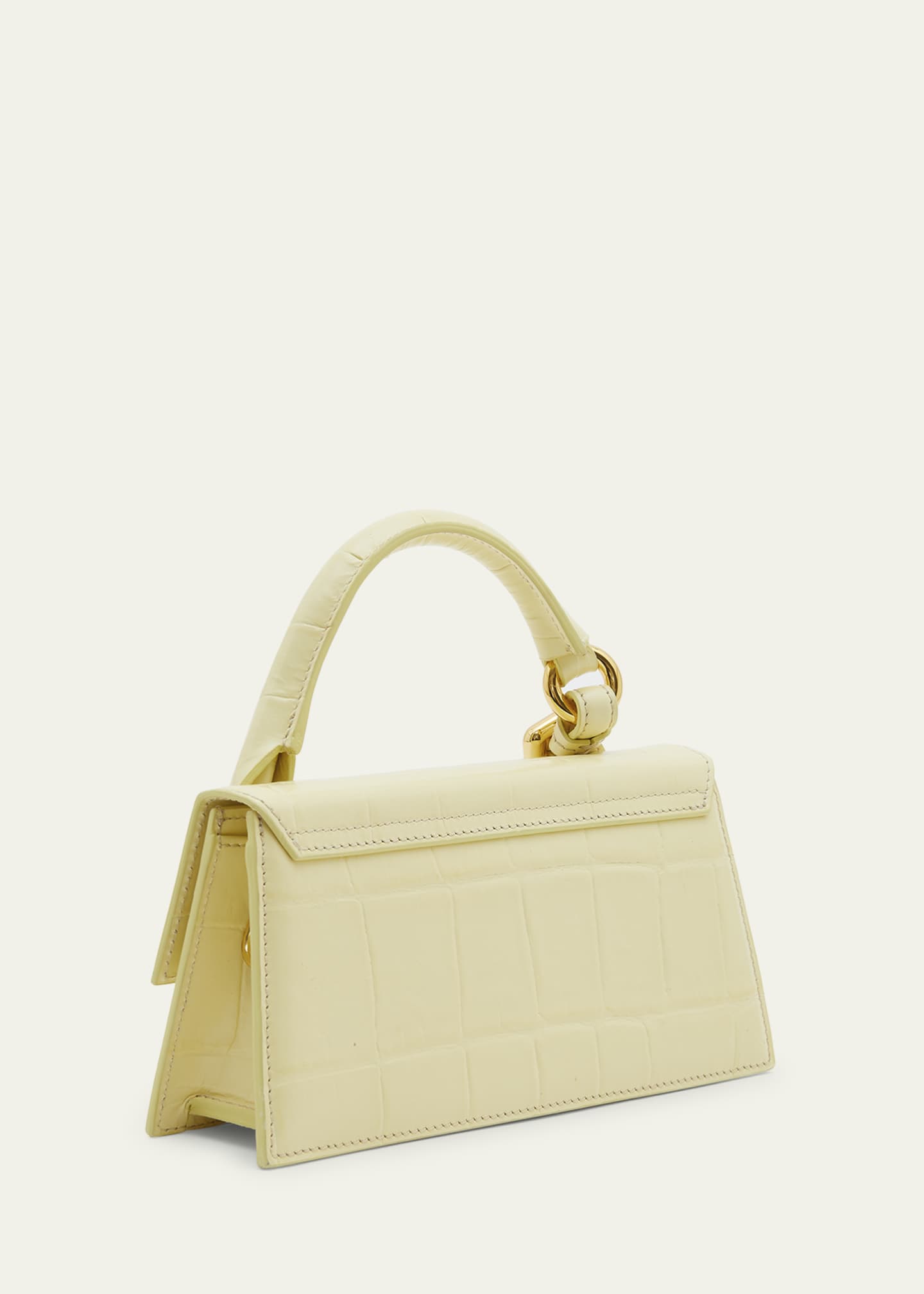 Jacquemus yellow croc bag Clearance
