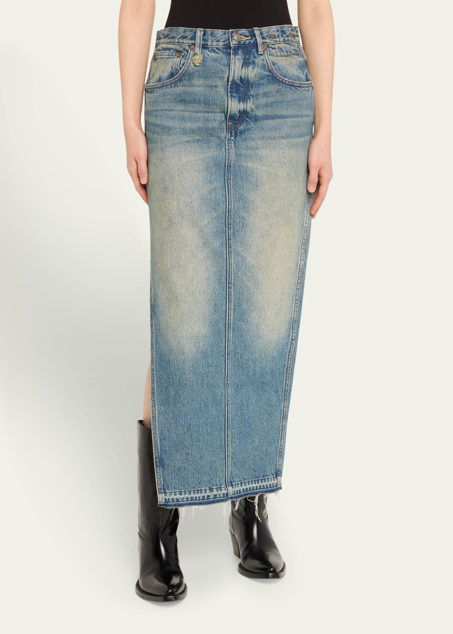 R13 skirt jeans clearance
