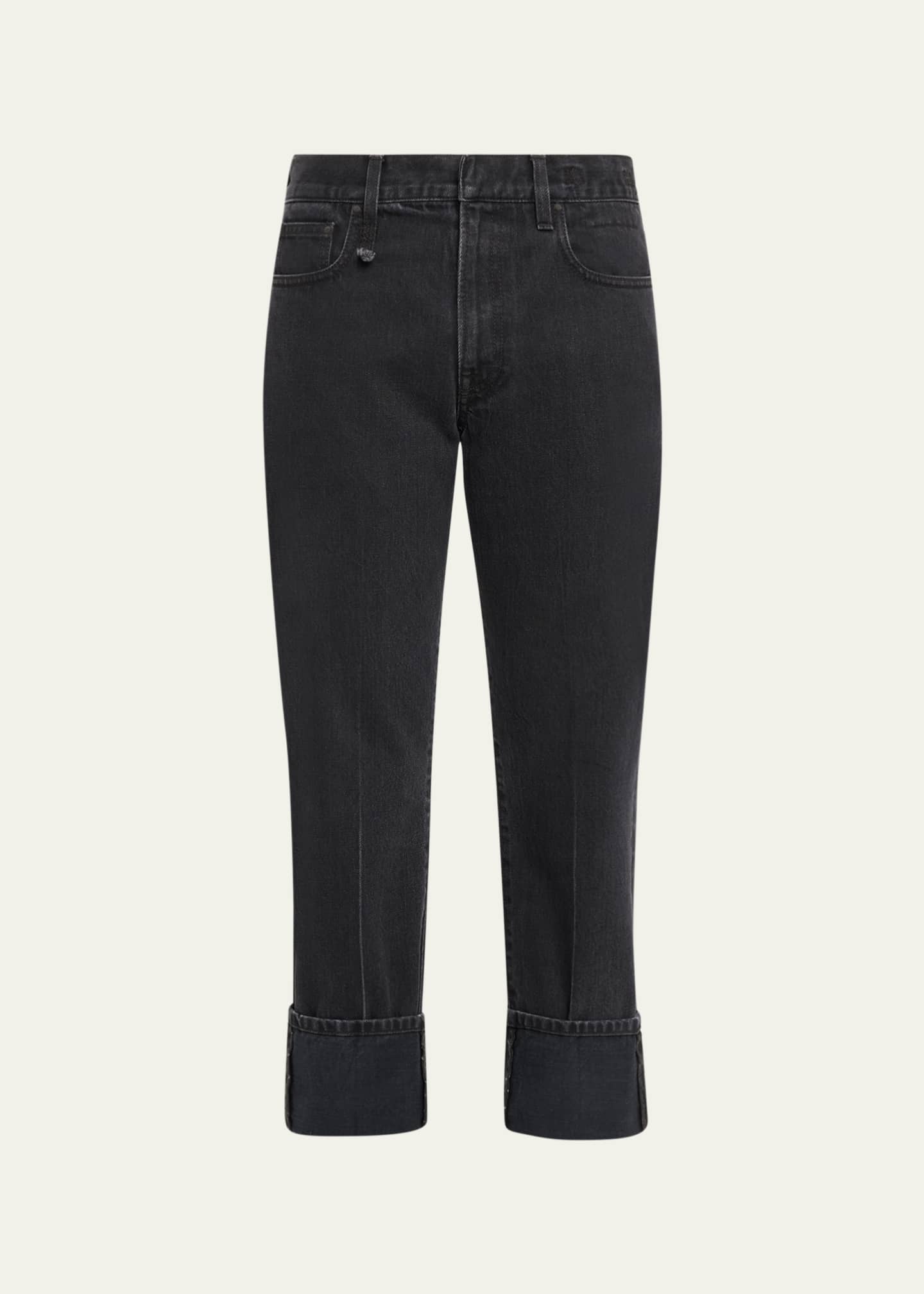 R13 Romeo Straight Cuffed Jeans Bergdorf Goodman