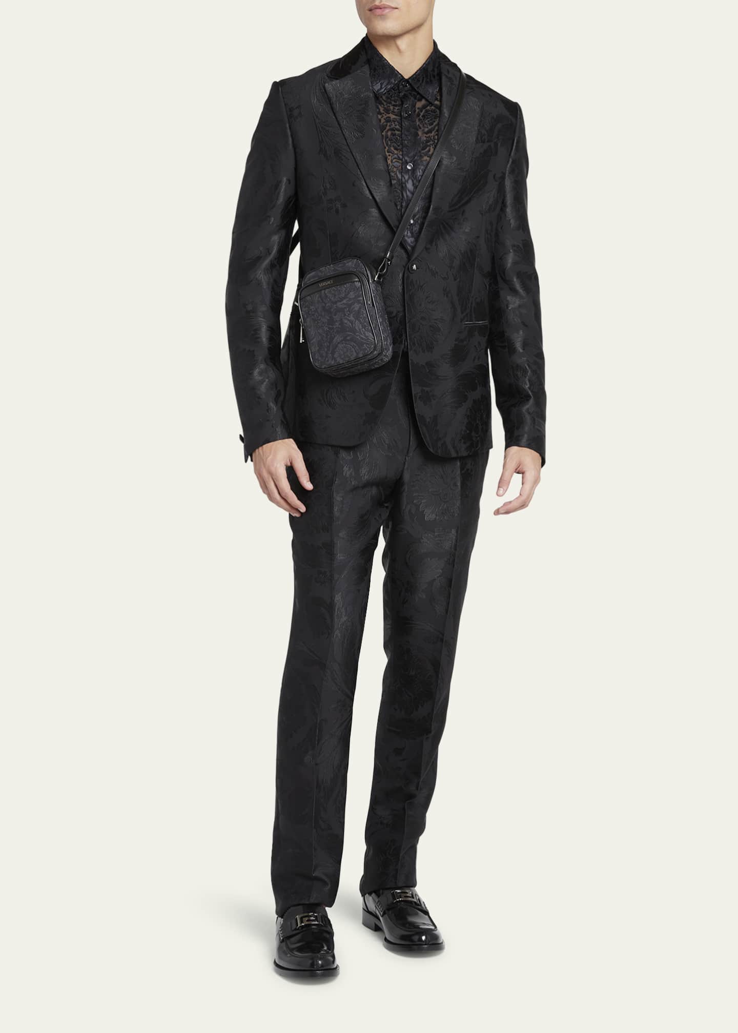 Versace Men's Barocca Athena Crossbody Bag Image 5 of 5