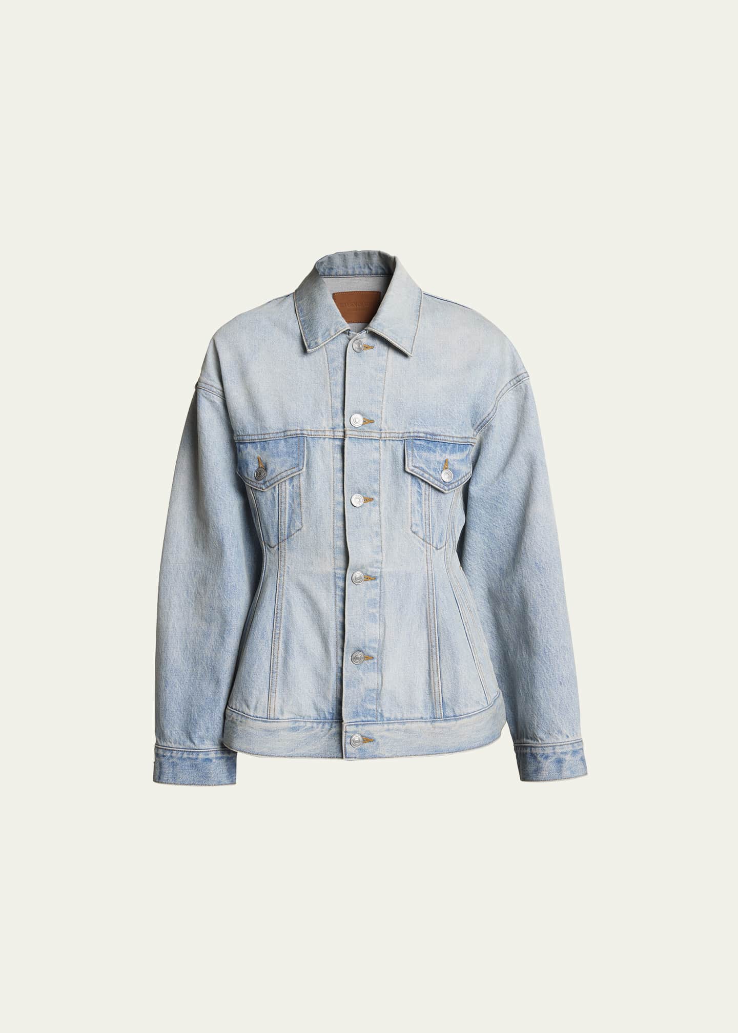 Balenciaga Denim Hourglass Jacket - Bergdorf Goodman
