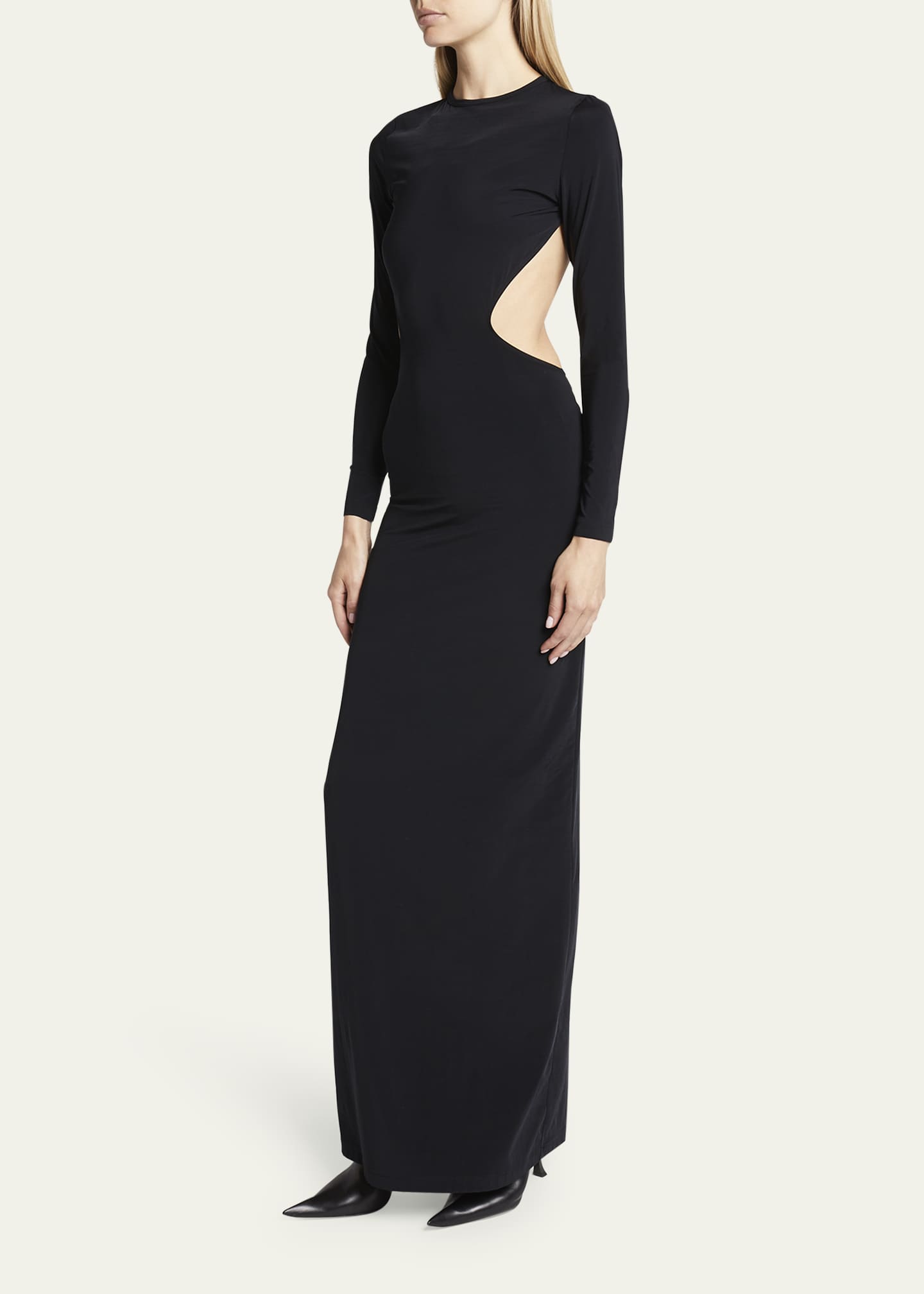Balenciaga Cutout Maxi Dress - Bergdorf Goodman
