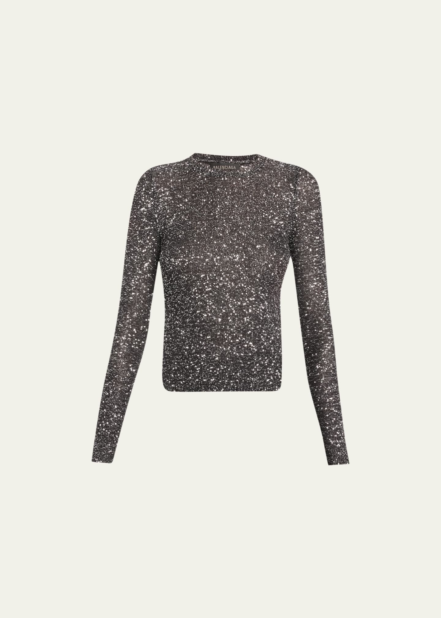 Crew neck fitted sweater store