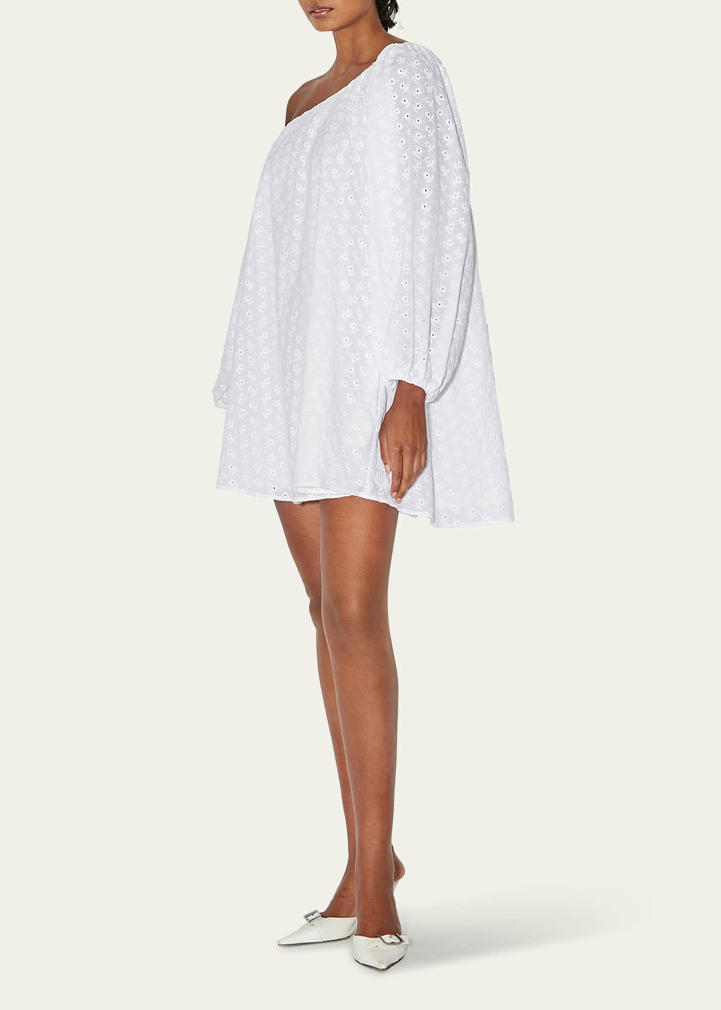 BERNADETTE Raquel Linen Short Dress Image 2 of 5