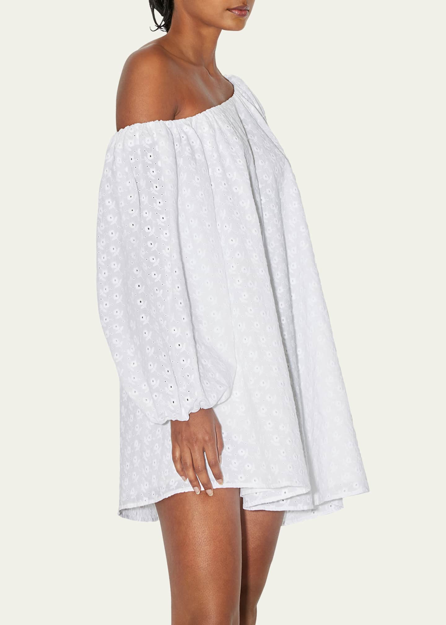 BERNADETTE Raquel Linen Short Dress Image 5 of 5