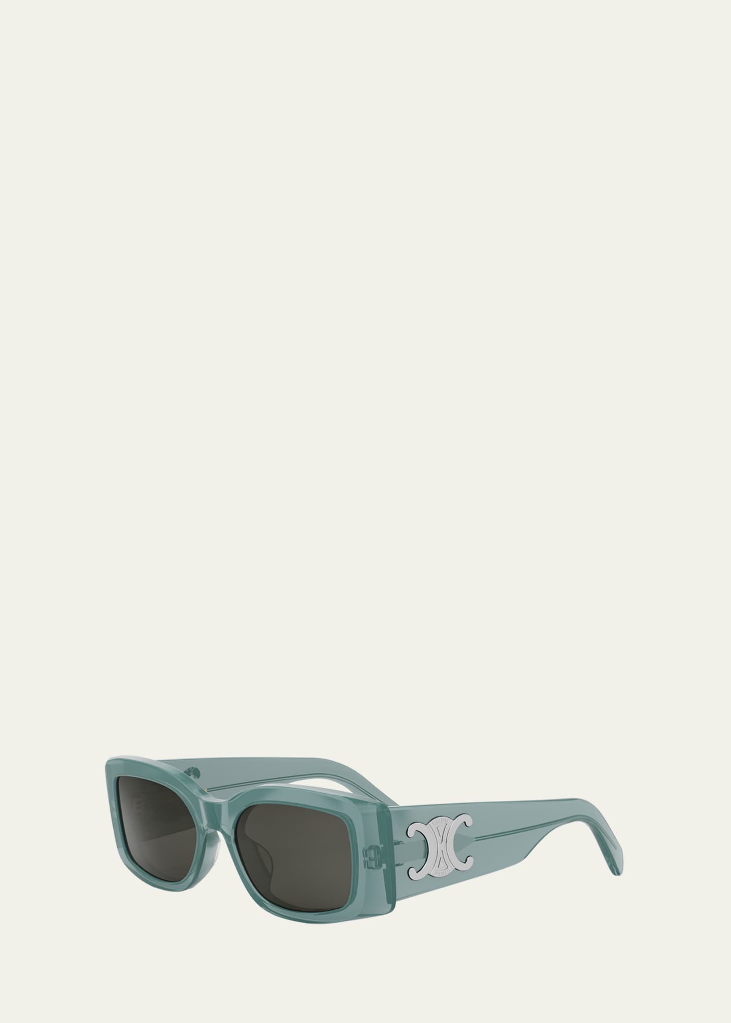 Celine Triomphe Acetate Rectangle Sunglasses Image 2 of 3