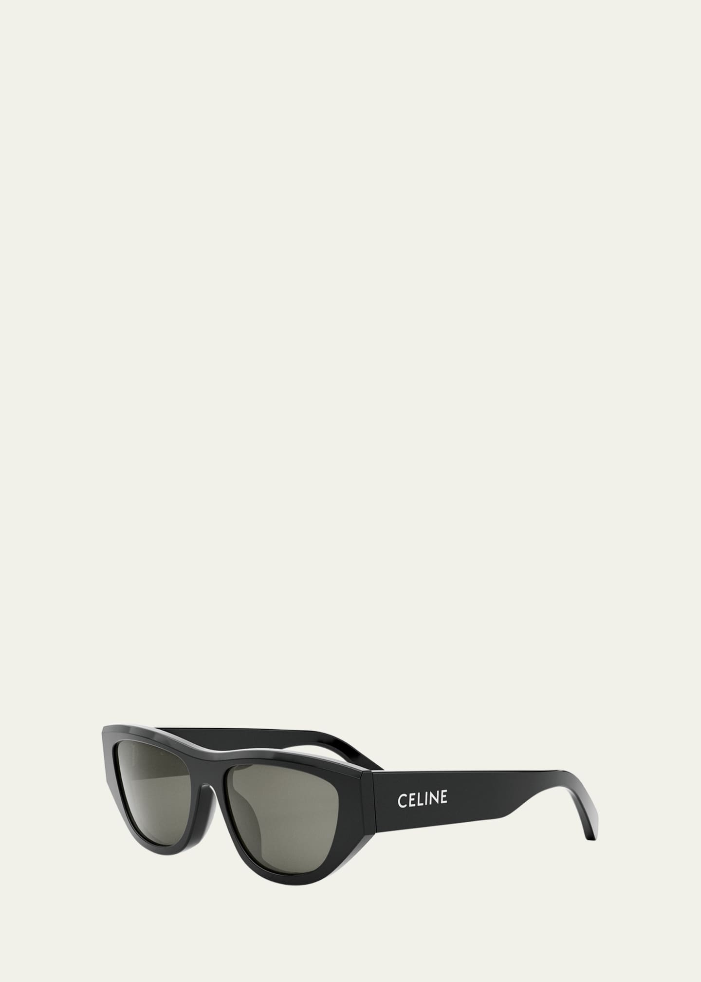 Celine Monochroms Acetate Cat-Eye Sunglasses - Bergdorf Goodman