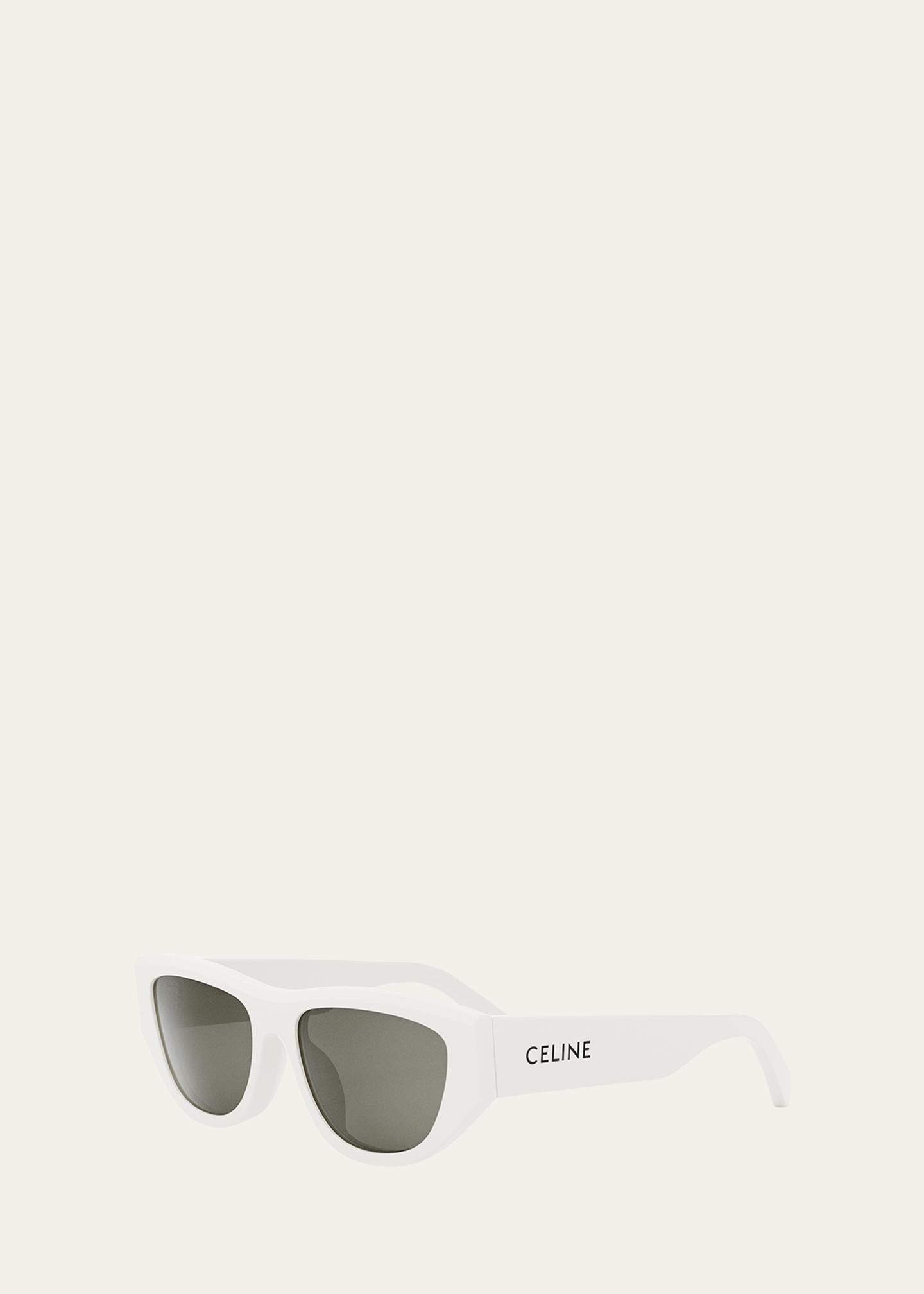 CELINE Monochroms Acetate Cat-Eye Sunglasses - Bergdorf Goodman