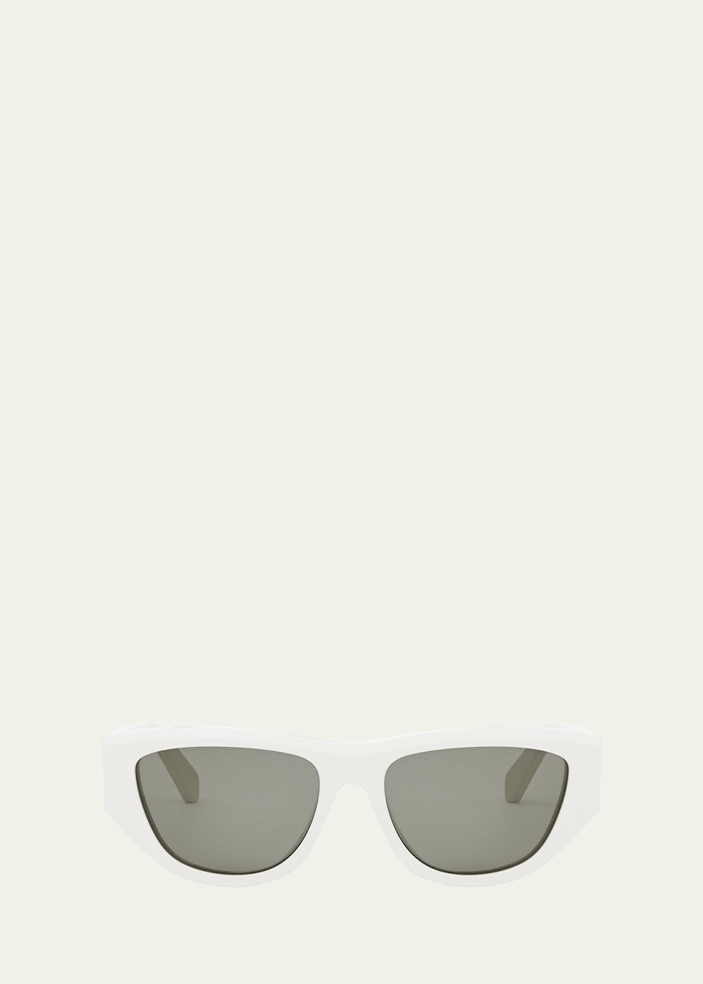 CELINE Monochroms Acetate Cat-Eye Sunglasses - Bergdorf Goodman