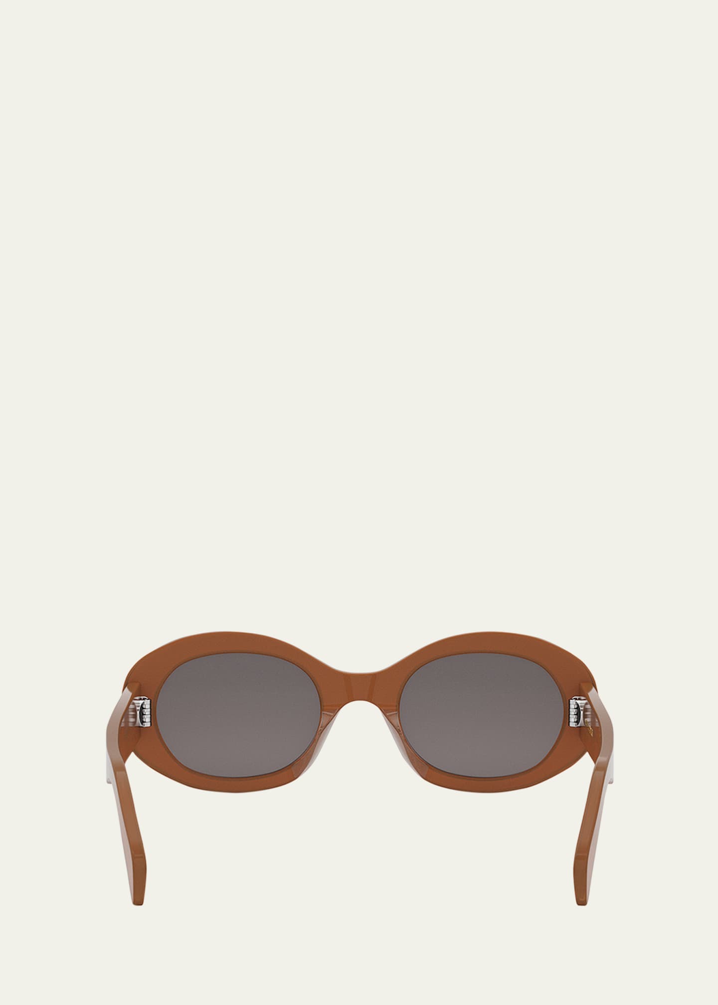 Celine Triomphe Acetate Oval Sunglasses - Bergdorf Goodman