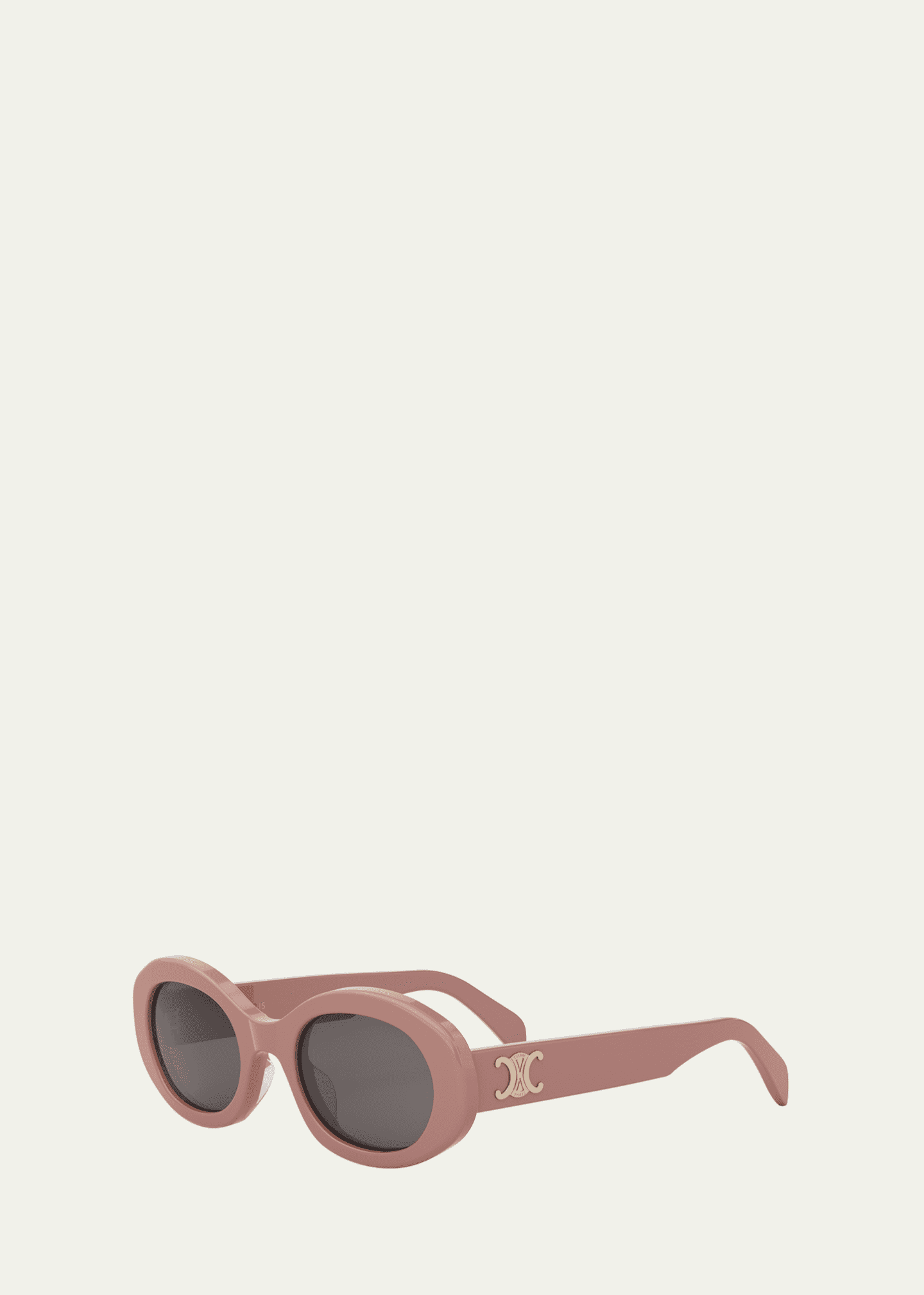Celine Triomphe Acetate Oval Sunglasses Image 2 of 3