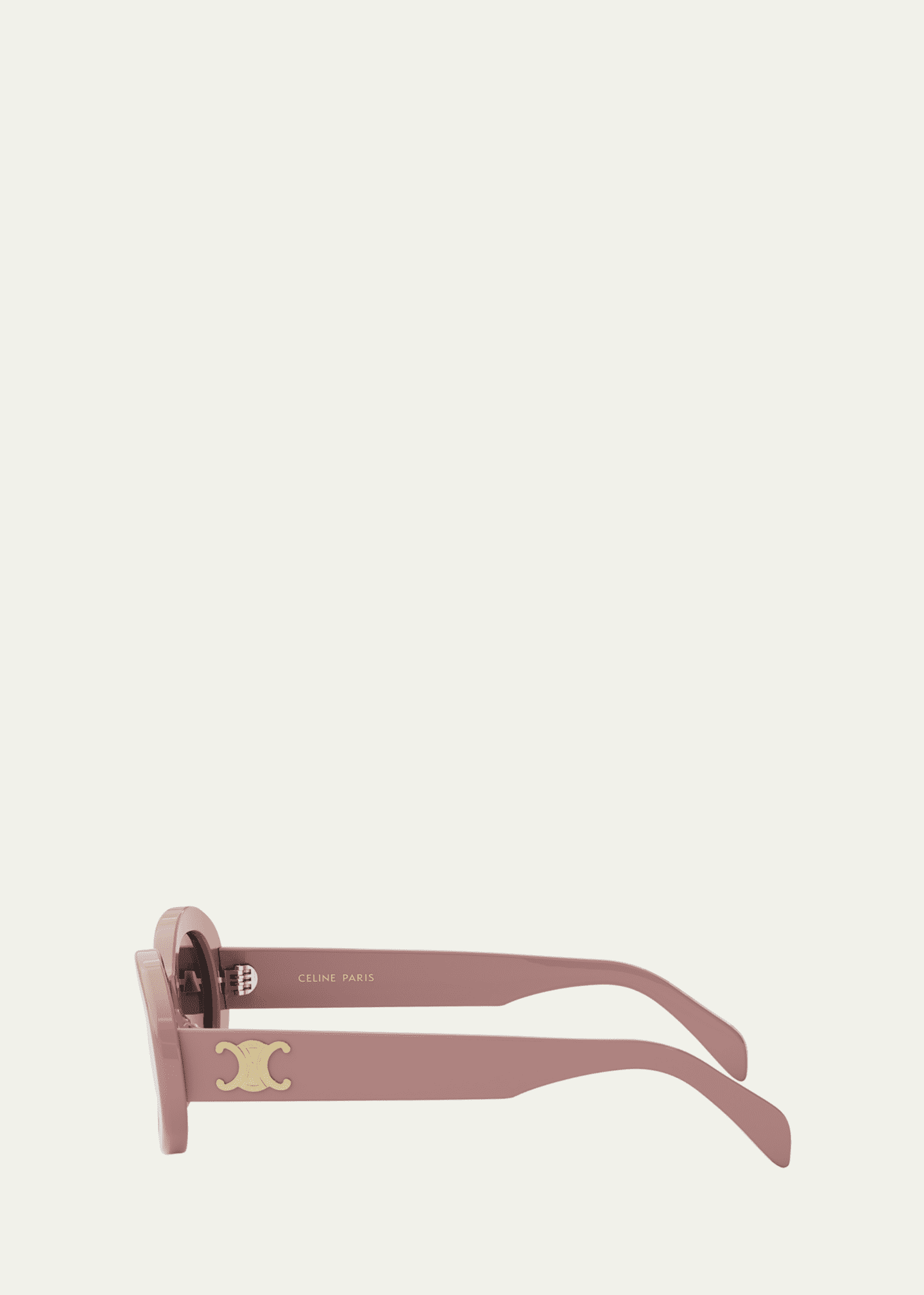 Celine Triomphe Acetate Oval Sunglasses Image 3 of 3