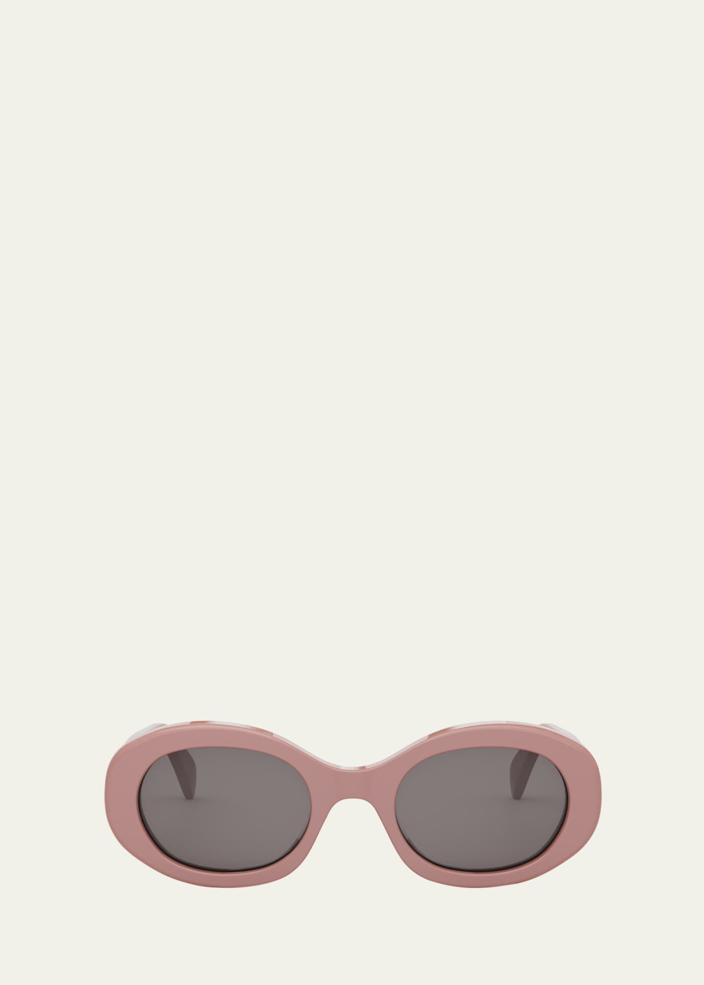 Celine Triomphe Acetate Oval Sunglasses Image 1 of 3
