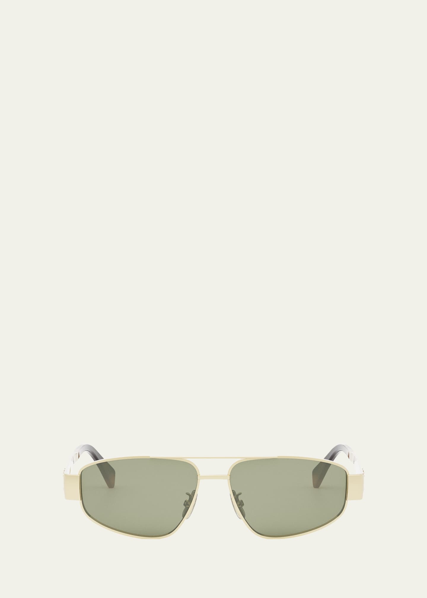 Celine Triomphe Metal Aviator Sunglasses Bergdorf Goodman