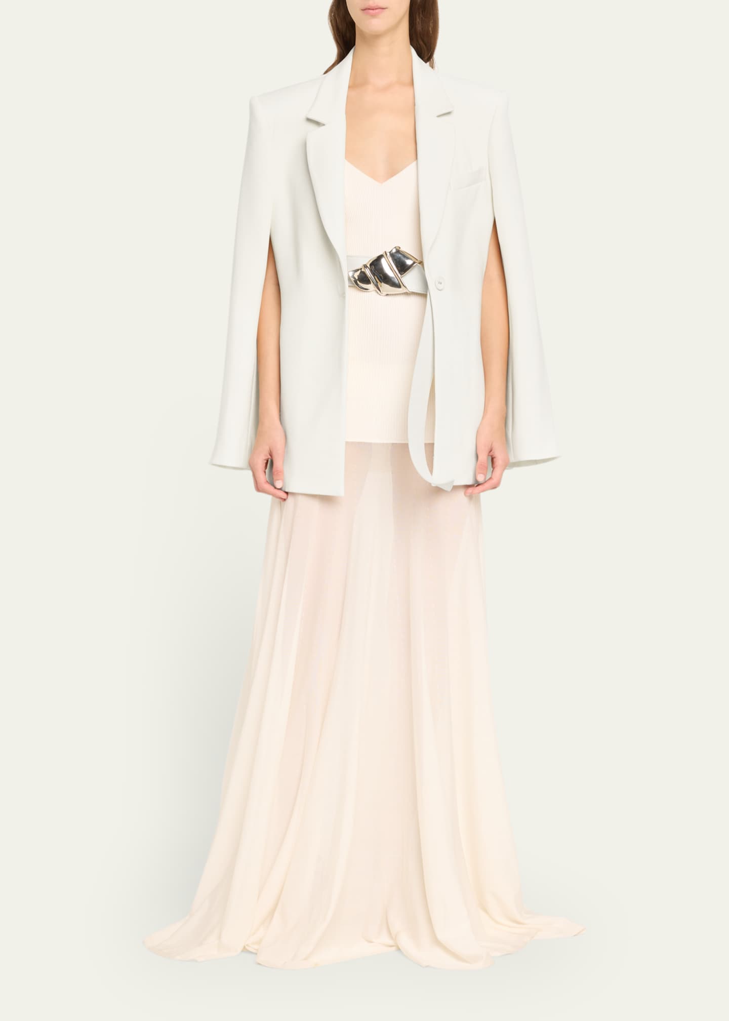 Brandon Maxwell The Laila Cape Evening Jacket Bergdorf Goodman