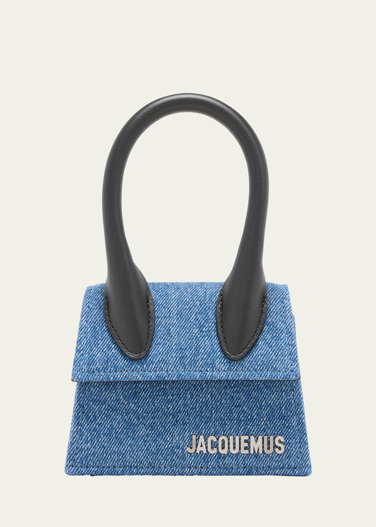 Jacquemus Men s Le Chiquito Homme Denim Top Handle Bag Bergdorf Goodman