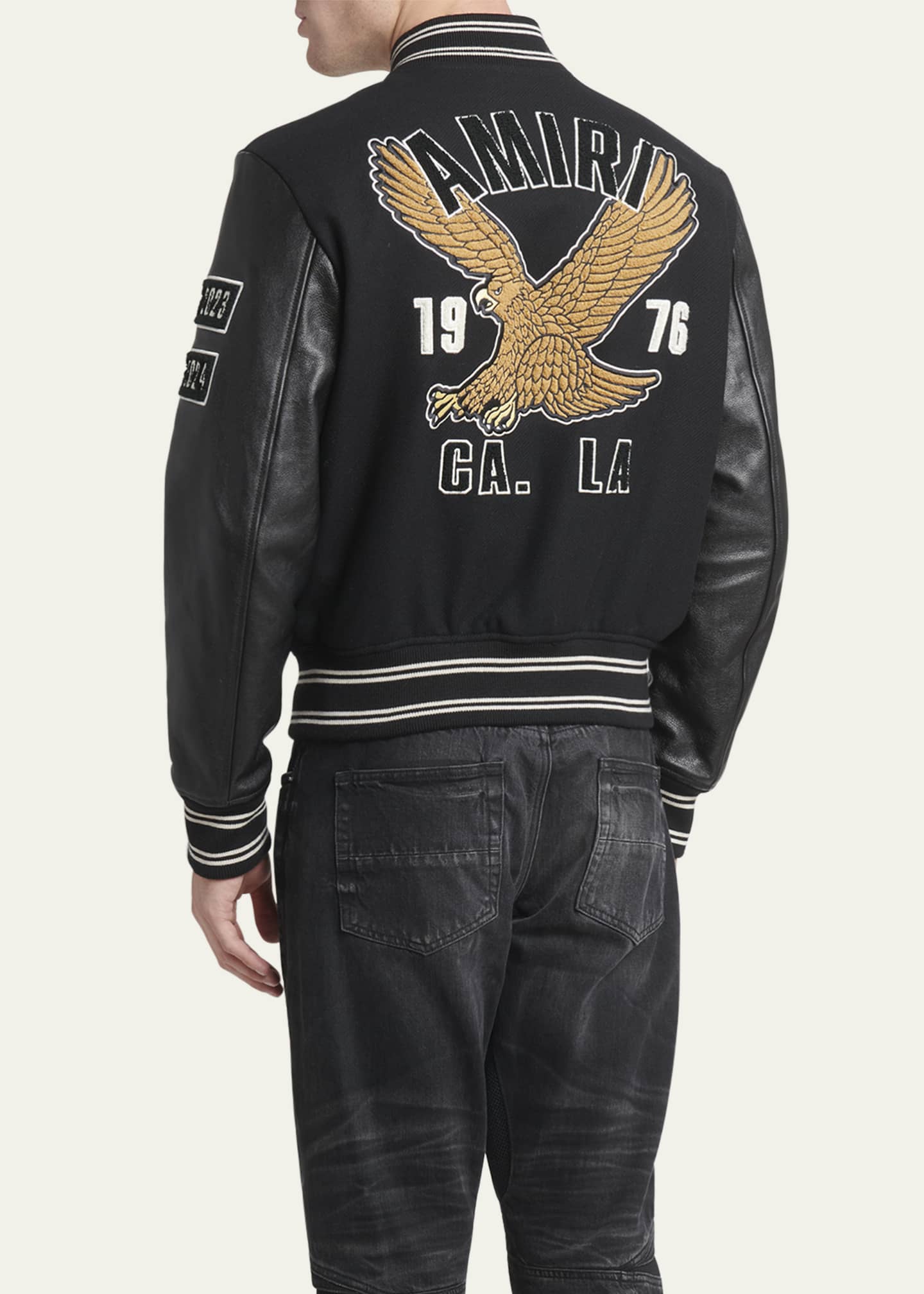 Logo appliquÃ© varsity sweater