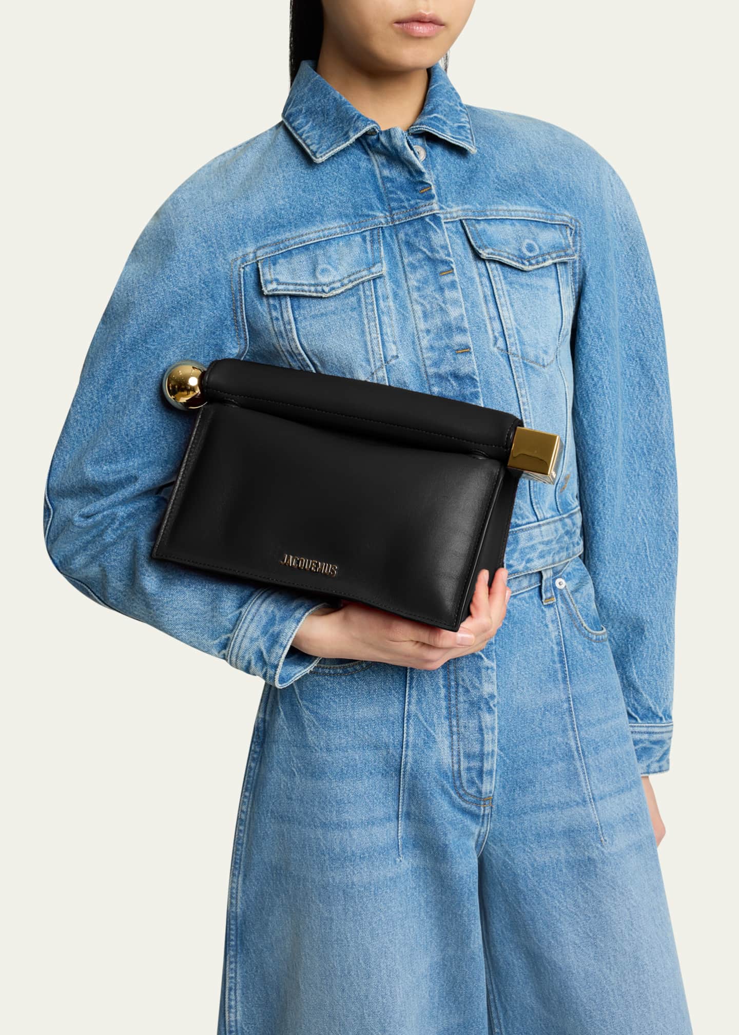 Jacquemus La Pochette Rond Clutch Bag Image 2 of 6