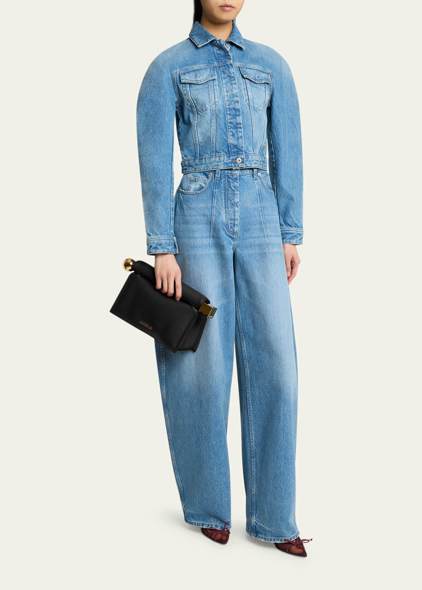 Jacquemus La Pochette Rond Clutch Bag Image 5 of 6