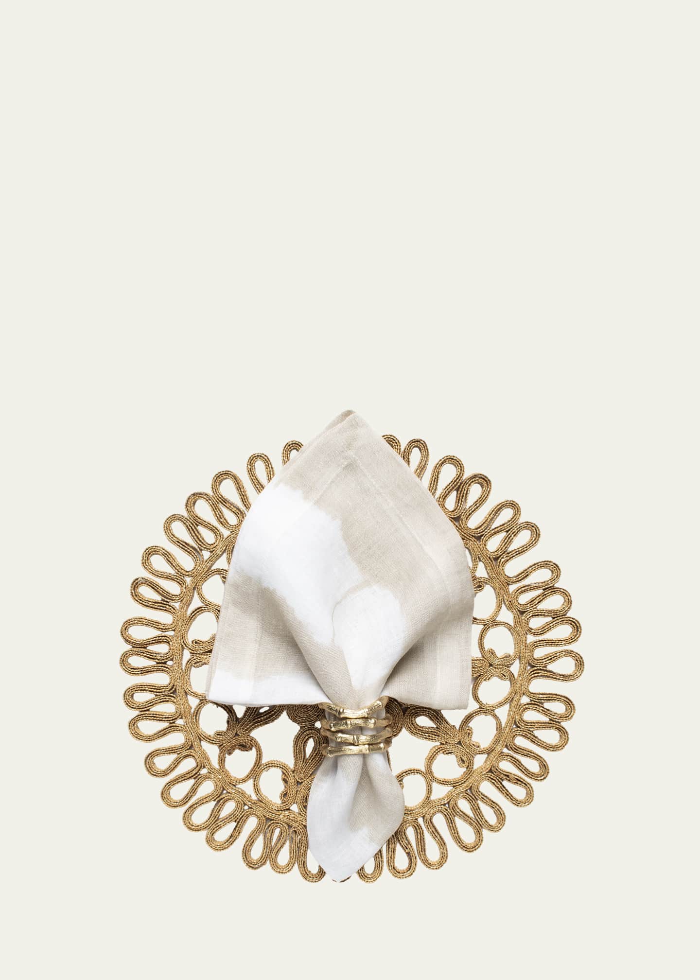 Kim Seybert Watercolor Stripe Napkin Bergdorf Goodman