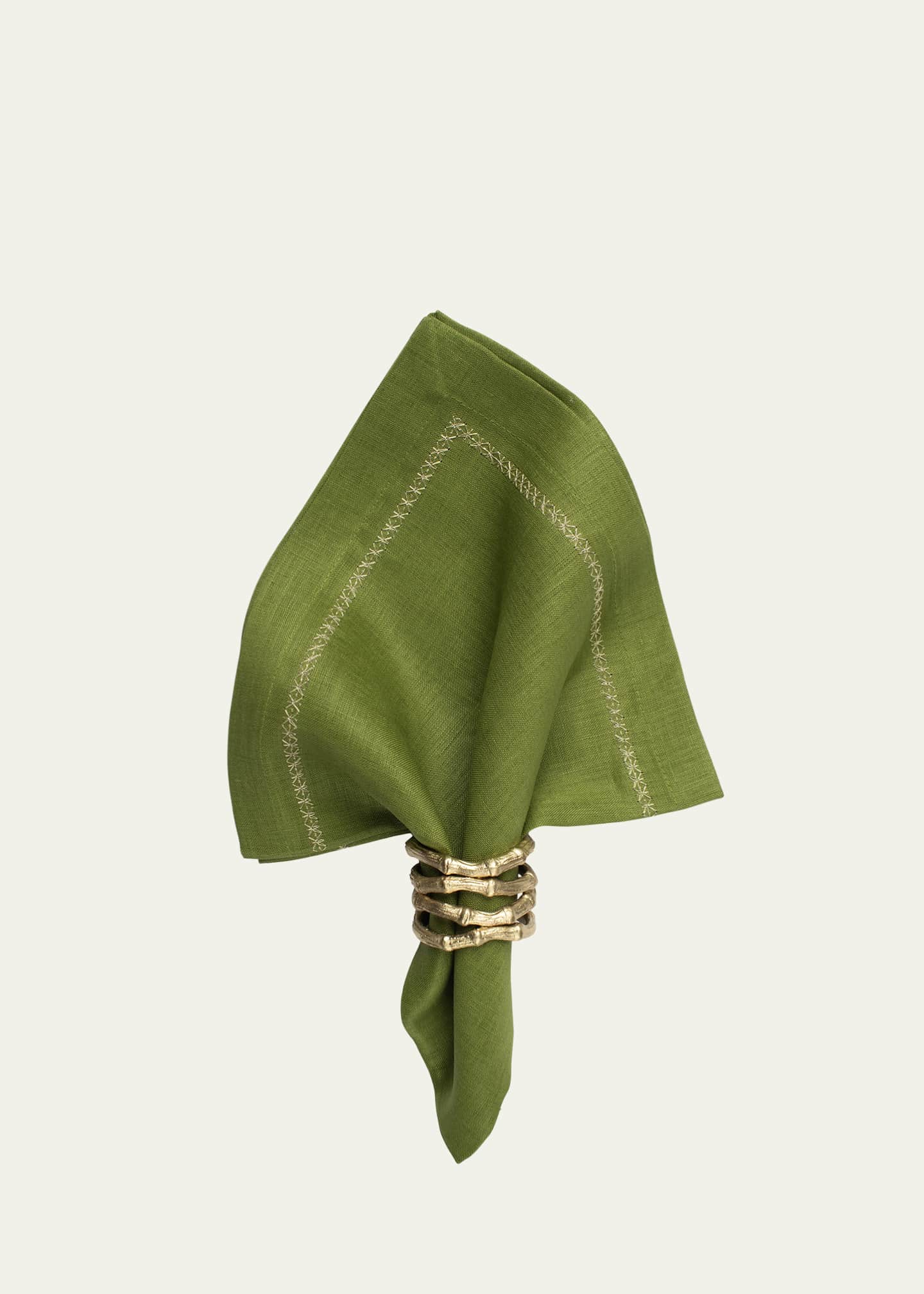 Kim Seybert Bamboo Metal Napkin Ring Image 3 of 4