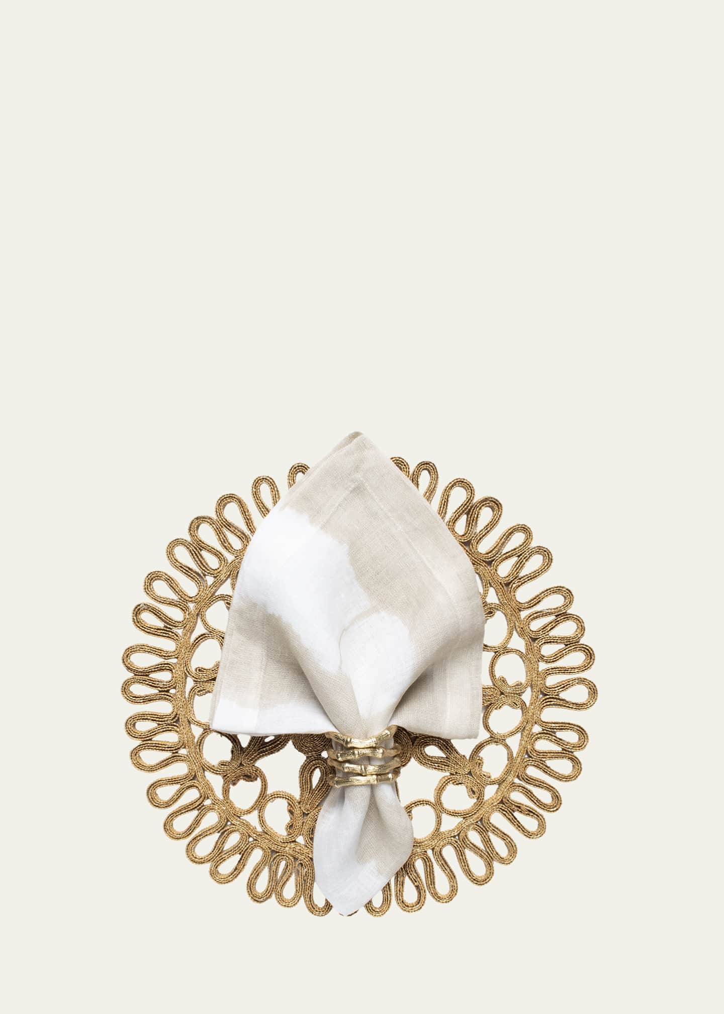 Kim Seybert Bamboo Metal Napkin Ring Image 4 of 4