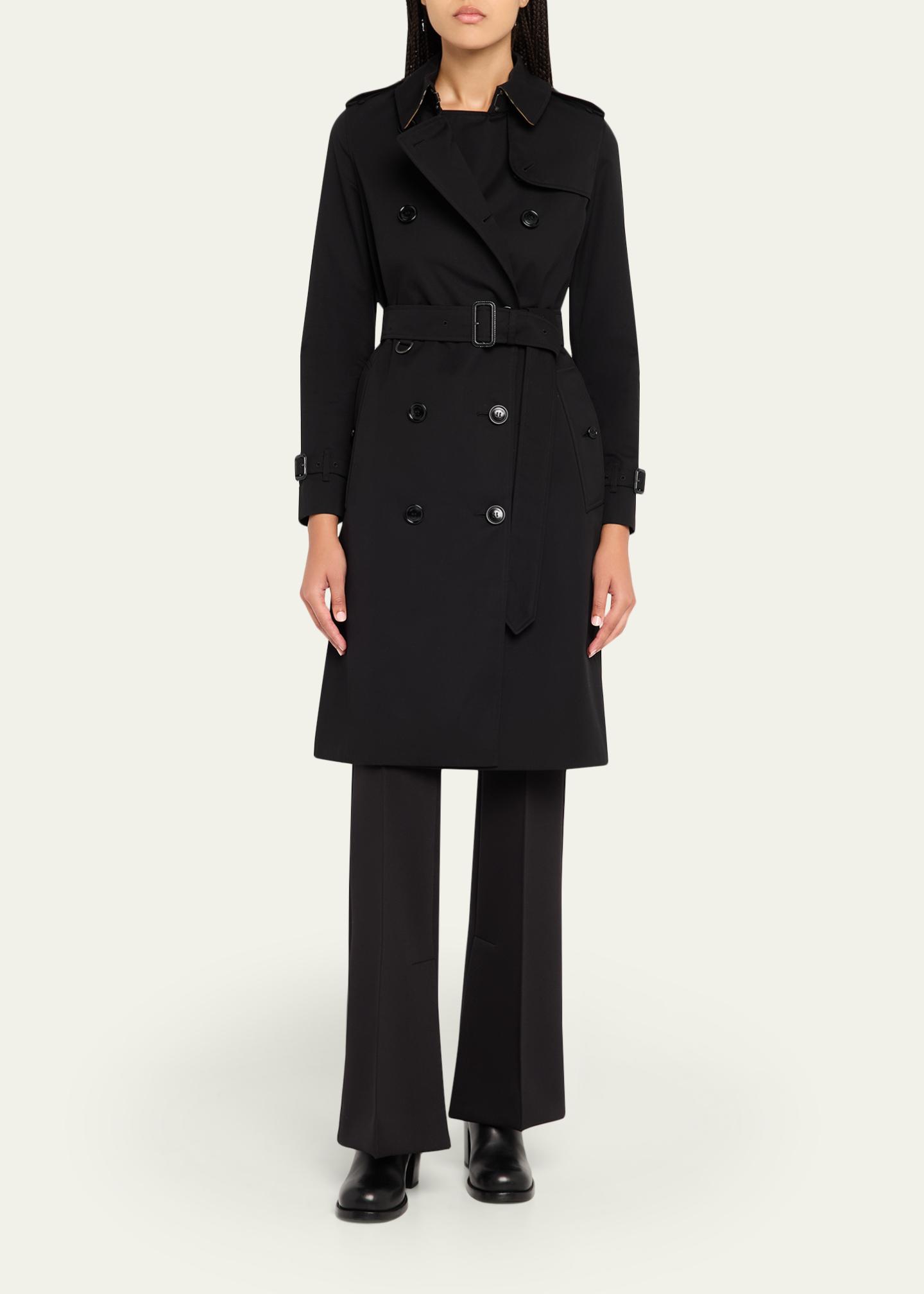 Burberry Kensington Organic Belted Double-Breasted Trench Coat
