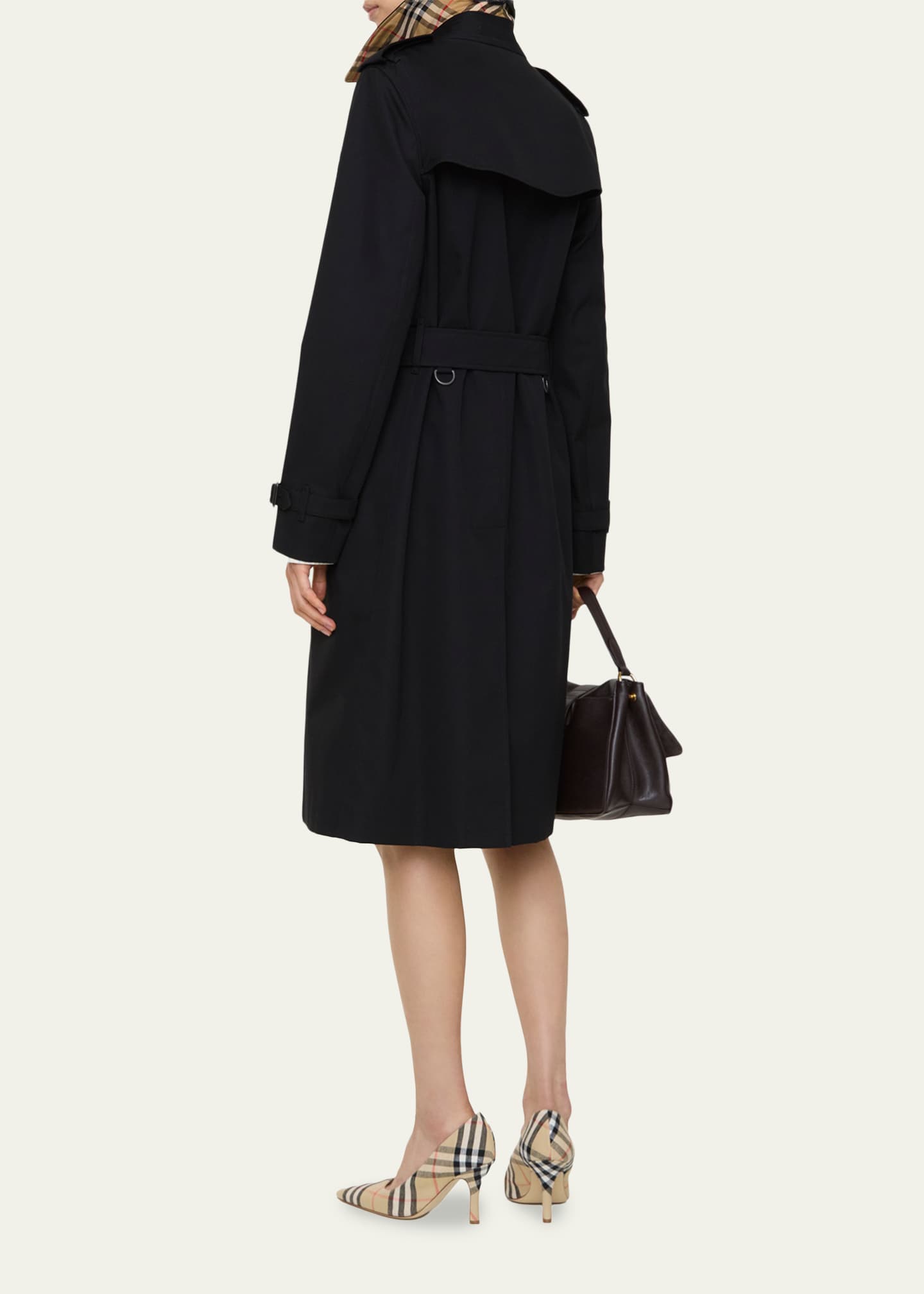Burberry Kensington Organic Belted Double-Breasted Trench Coat