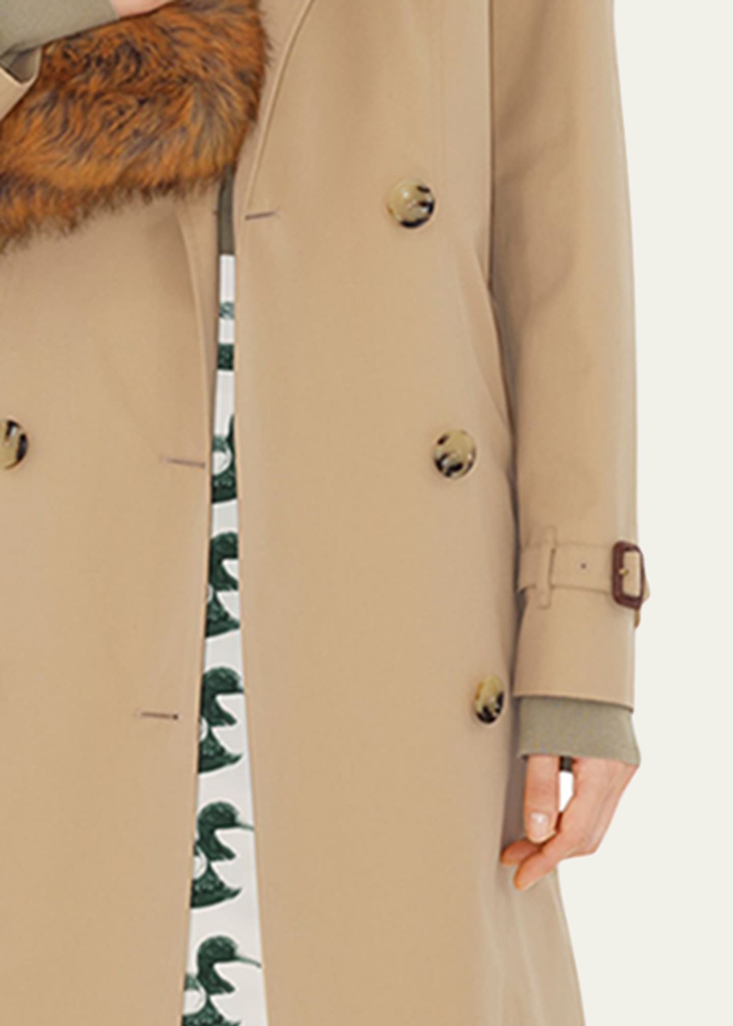 Burberry Chelsea Belted Double-Breasted Trench Coat Image 5 of 5
