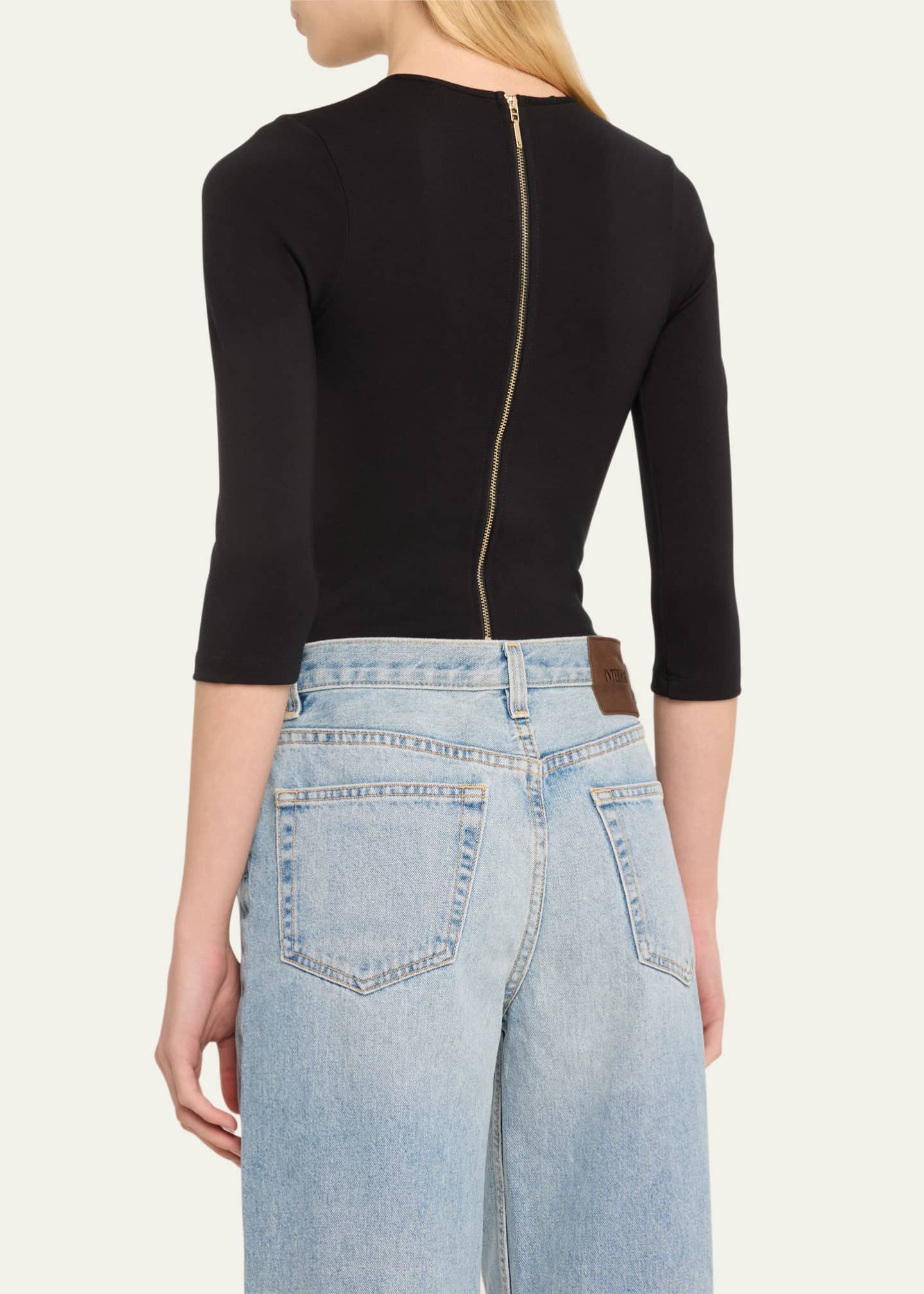 Livy Northside Sheer-Inset Underwire Bodysuit Image 3 of 5