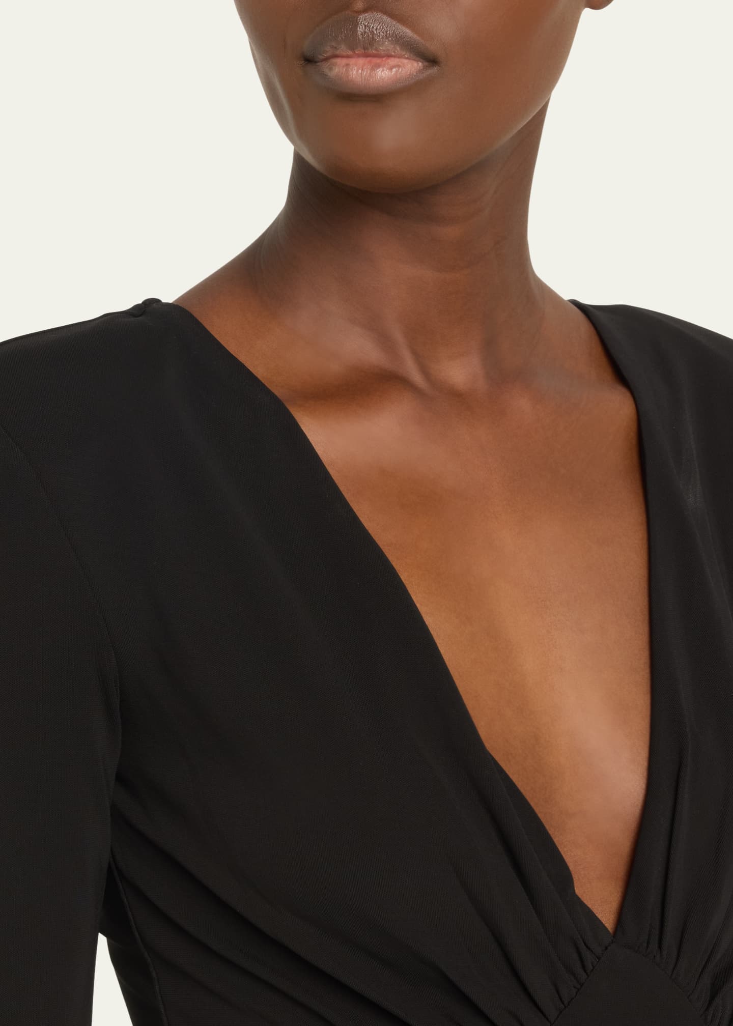 Livy Archer Deep V-Neck Empire Bodysuit Image 5 of 5