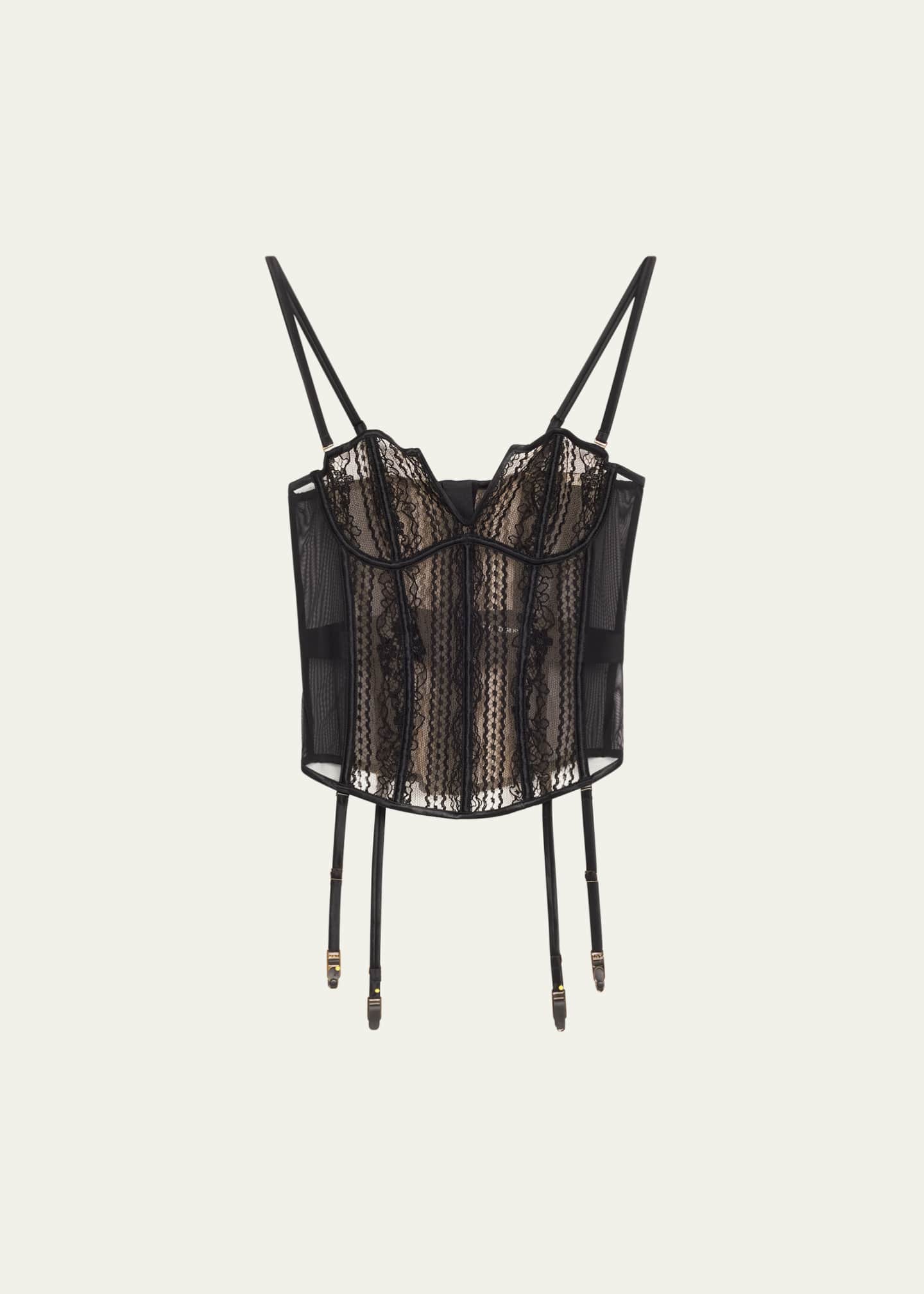 Livy Montmartre Lace Suspender Bustier Image 1 of 4