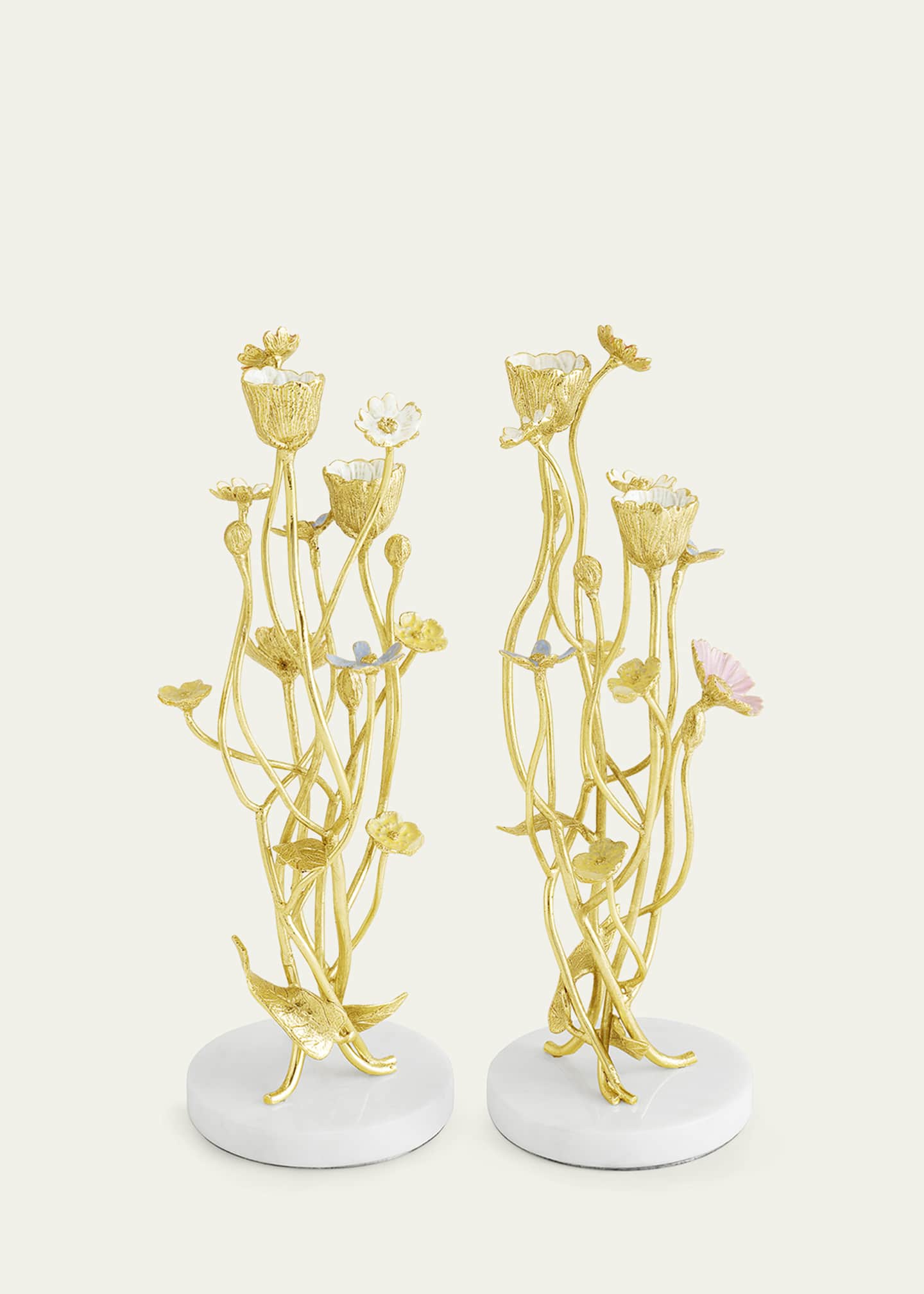 Michael Aram Wildflowers Candleholders, Set of 2 Image 2 of 4