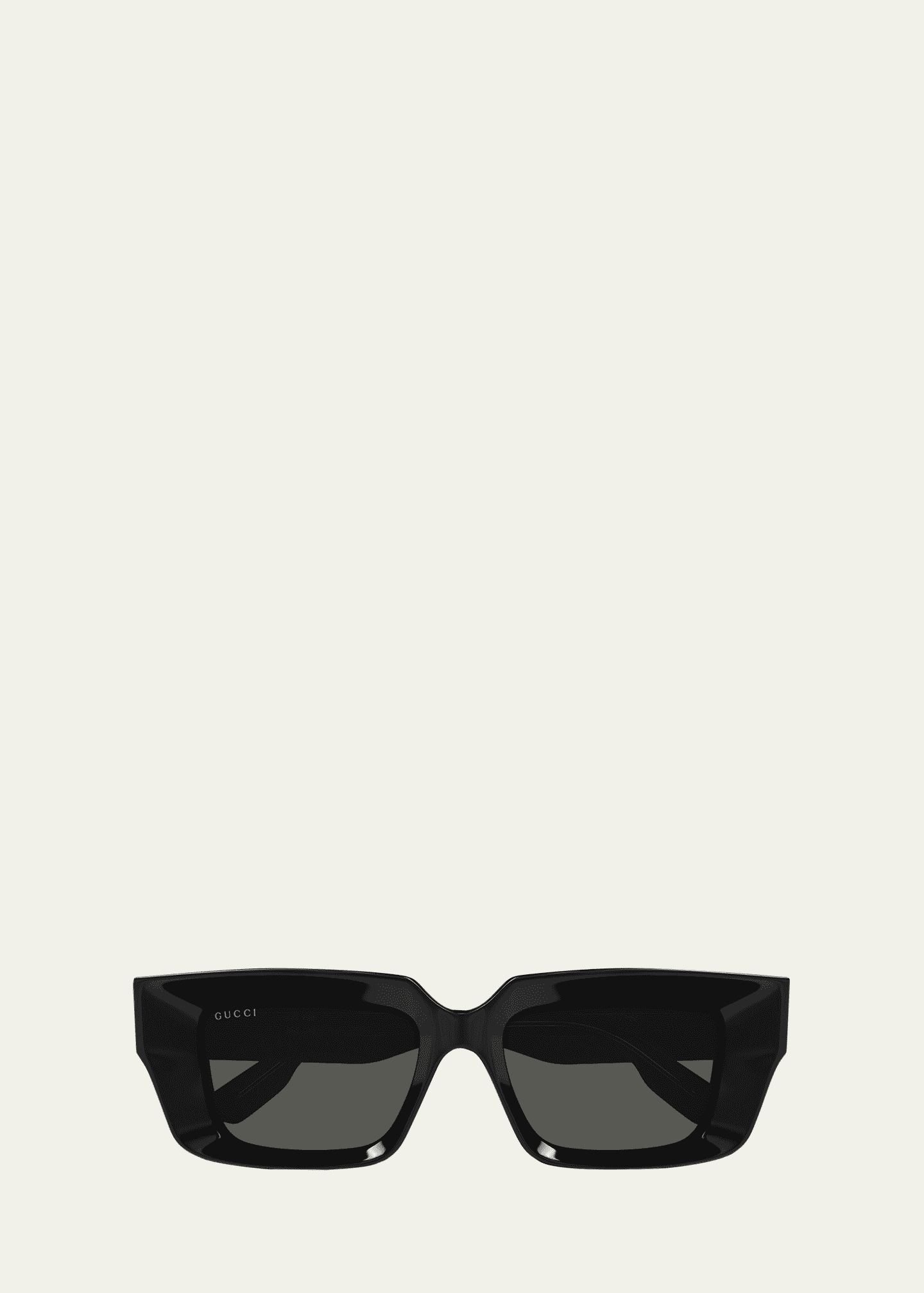Gucci Men's Acetate and Nylon Rectangle Sunglasses Image 1 of 2