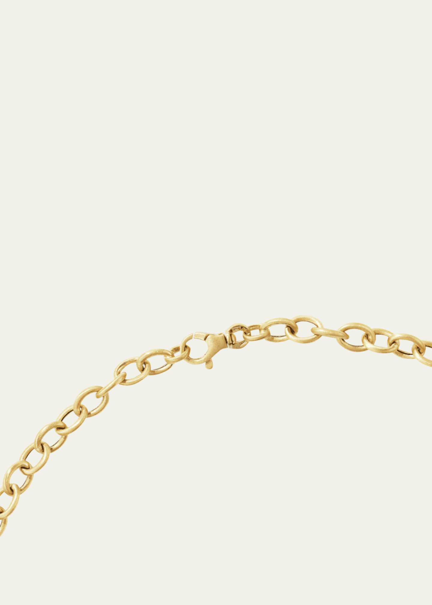 Aaryah 18K Yellow Diamond Pear Drop and Chain Link Necklace Image 3 of 3