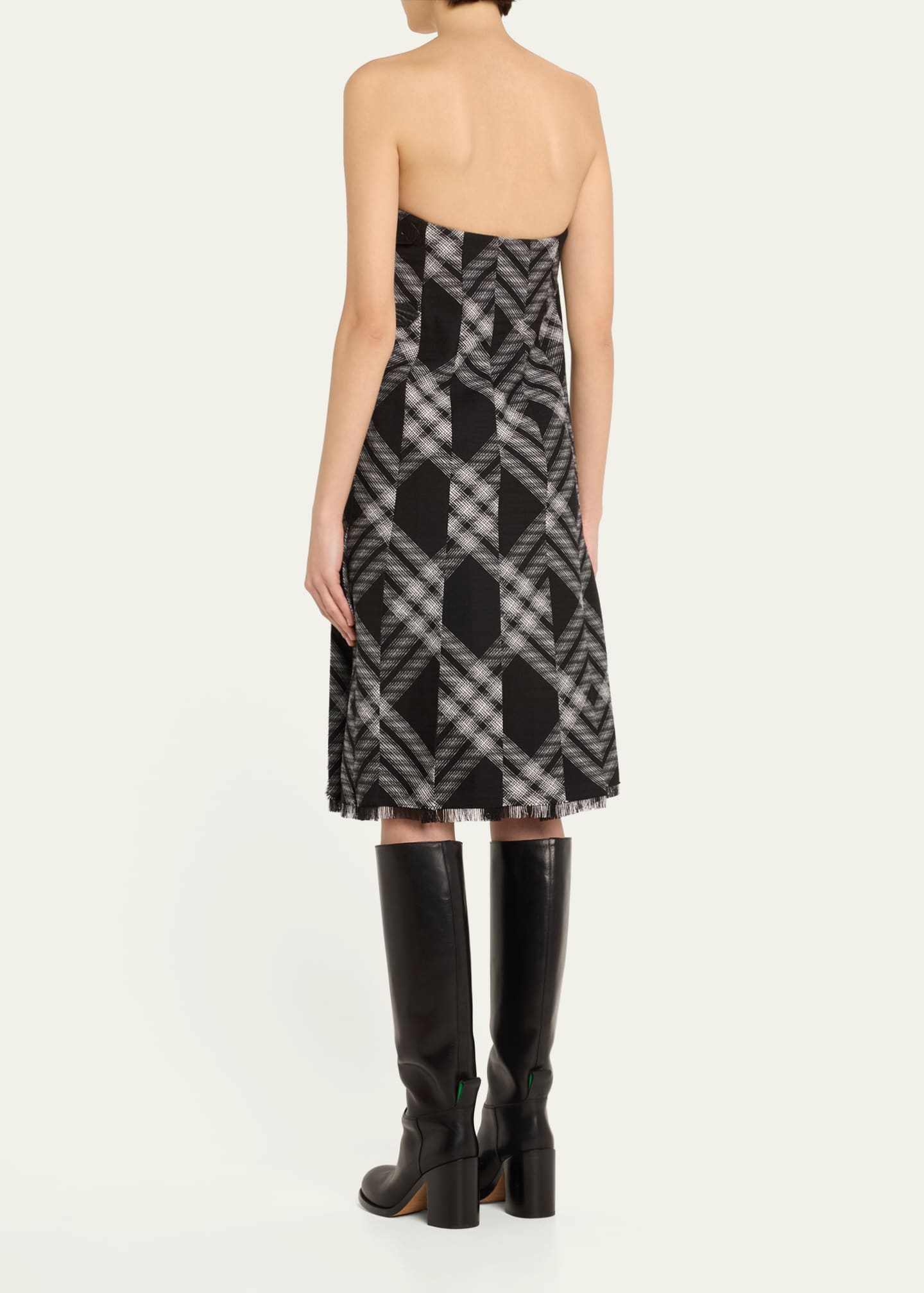 Burberry strapless dress on sale