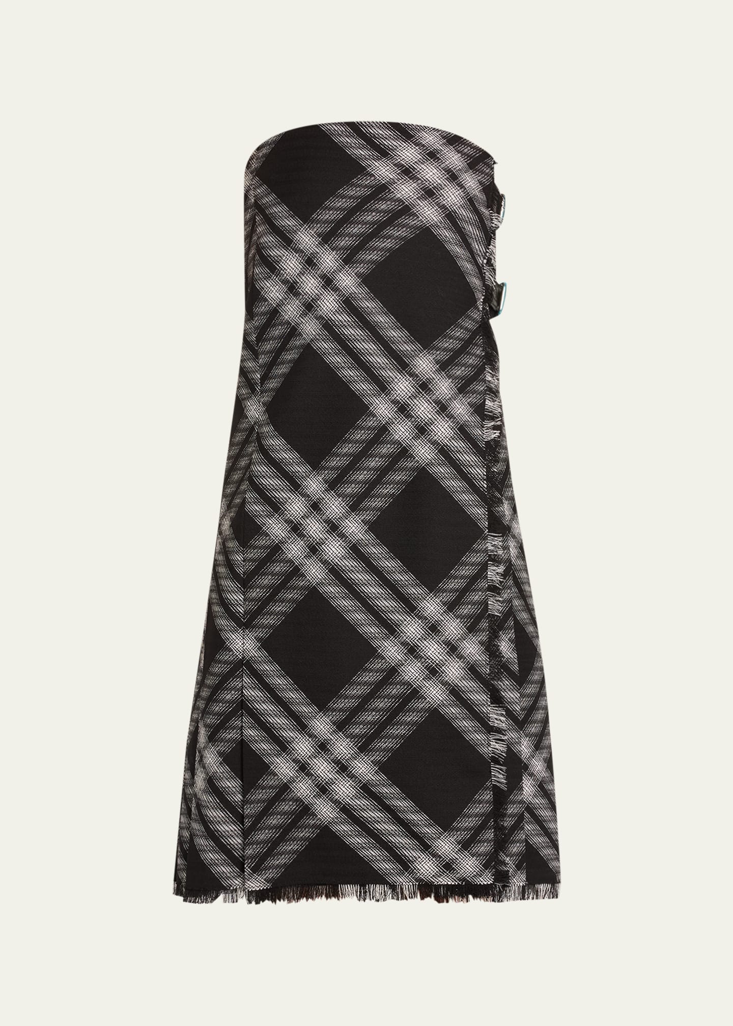 Burberry strapless dress best sale